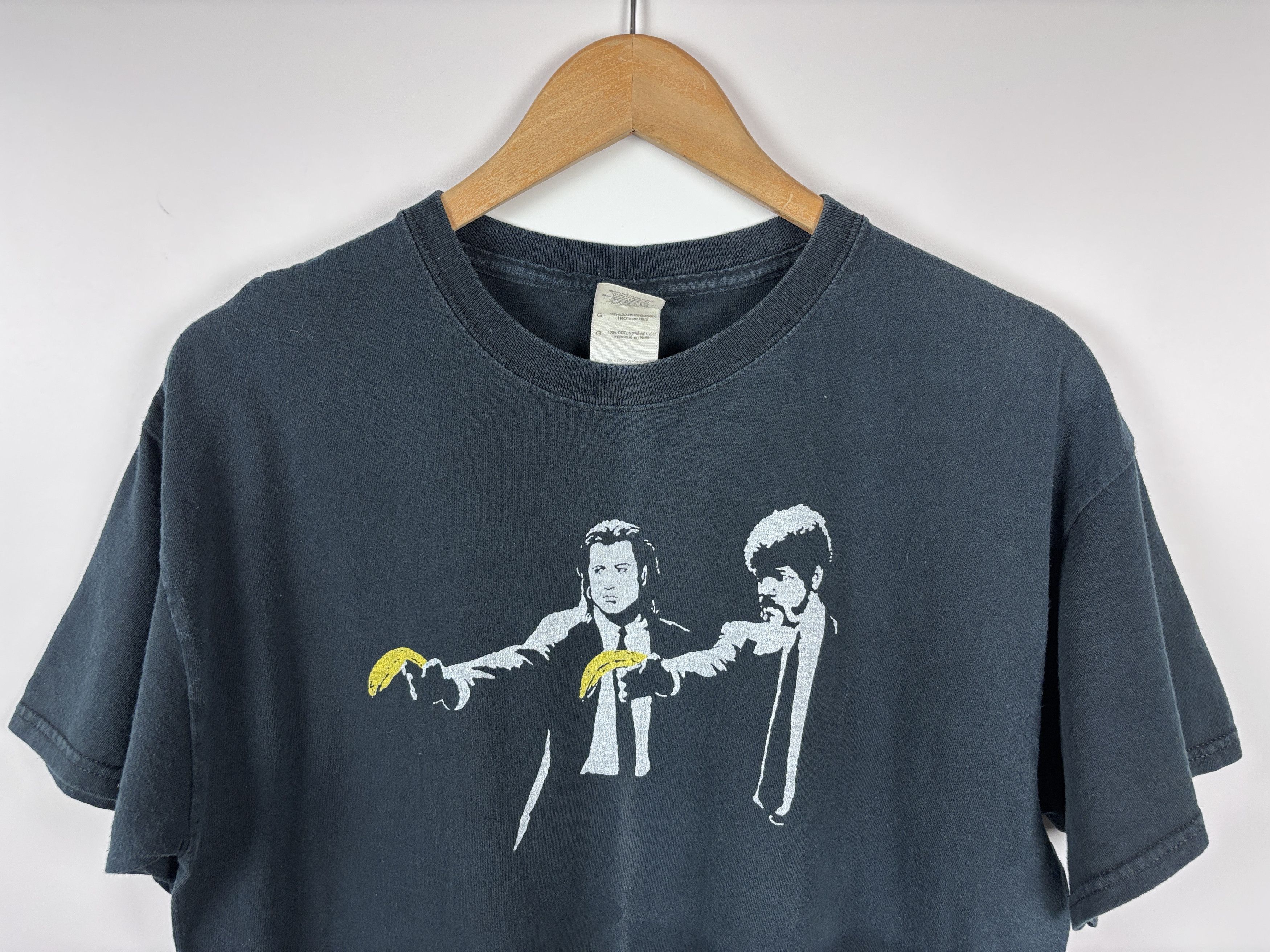 Gildan × Vintage Vintage Pulp Fiction T-Shirt Black Mens Size L Size US L / EU 52-54 / 3 - 2 Thumbnail
