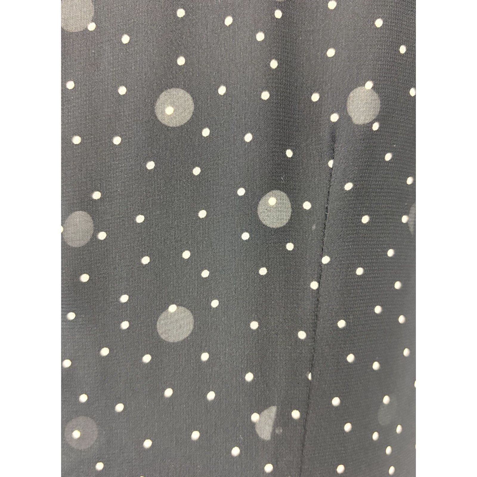Talbots Vtg Talbots Midi Maxi Dress Sz 8P Petites Polka Dot Black White Sheath Size M / US 6-8 / IT 42-44 - 6 Thumbnail