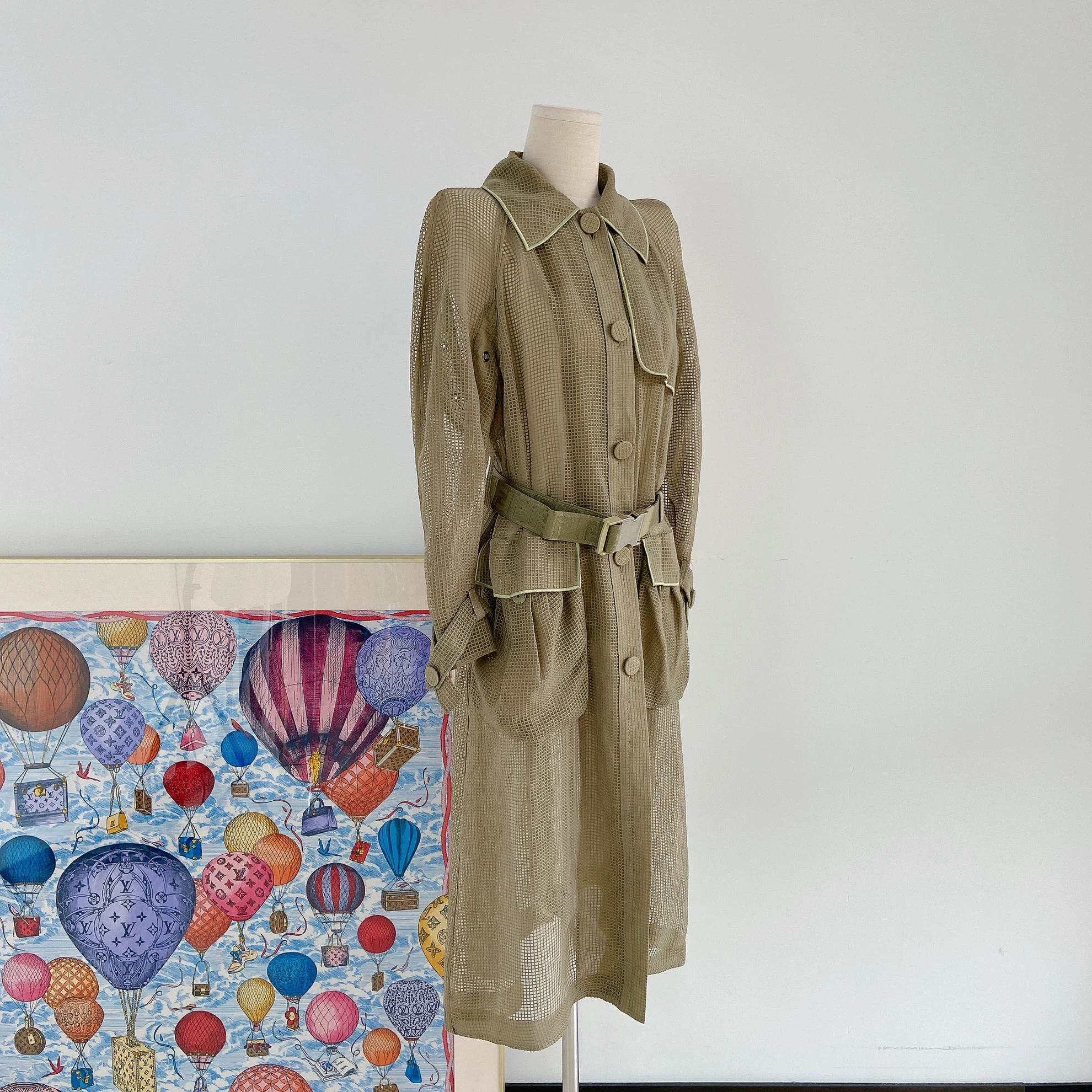 Fendi Fendi Green Trench Coat 40 EU Size S / US 4 / IT 40 - 5 Thumbnail