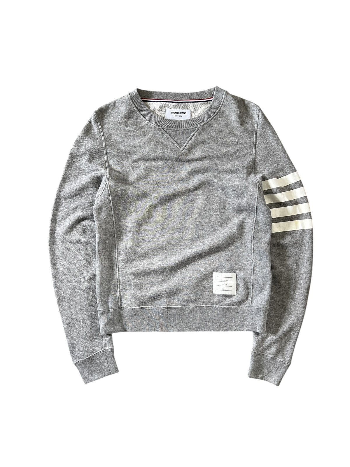 Thom Browne Thom Browne 4 Bar Classic Sweatshirt Size US XS / EU 42 / 0 - 1 Thumbnail