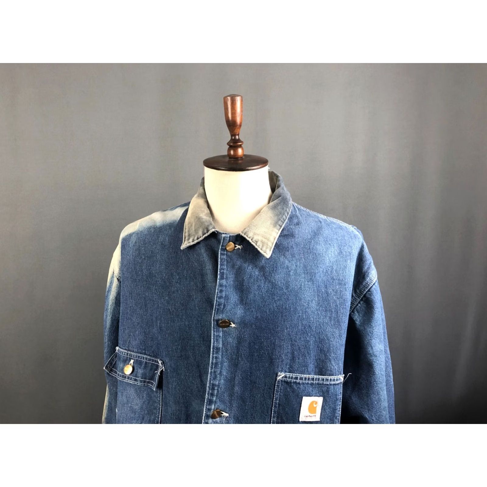 Carhartt VINTAGE Carhartt Jacket Mens One Size Blue Denim Cotton Men Size US M / EU 48-50 / 2 - 5 Thumbnail