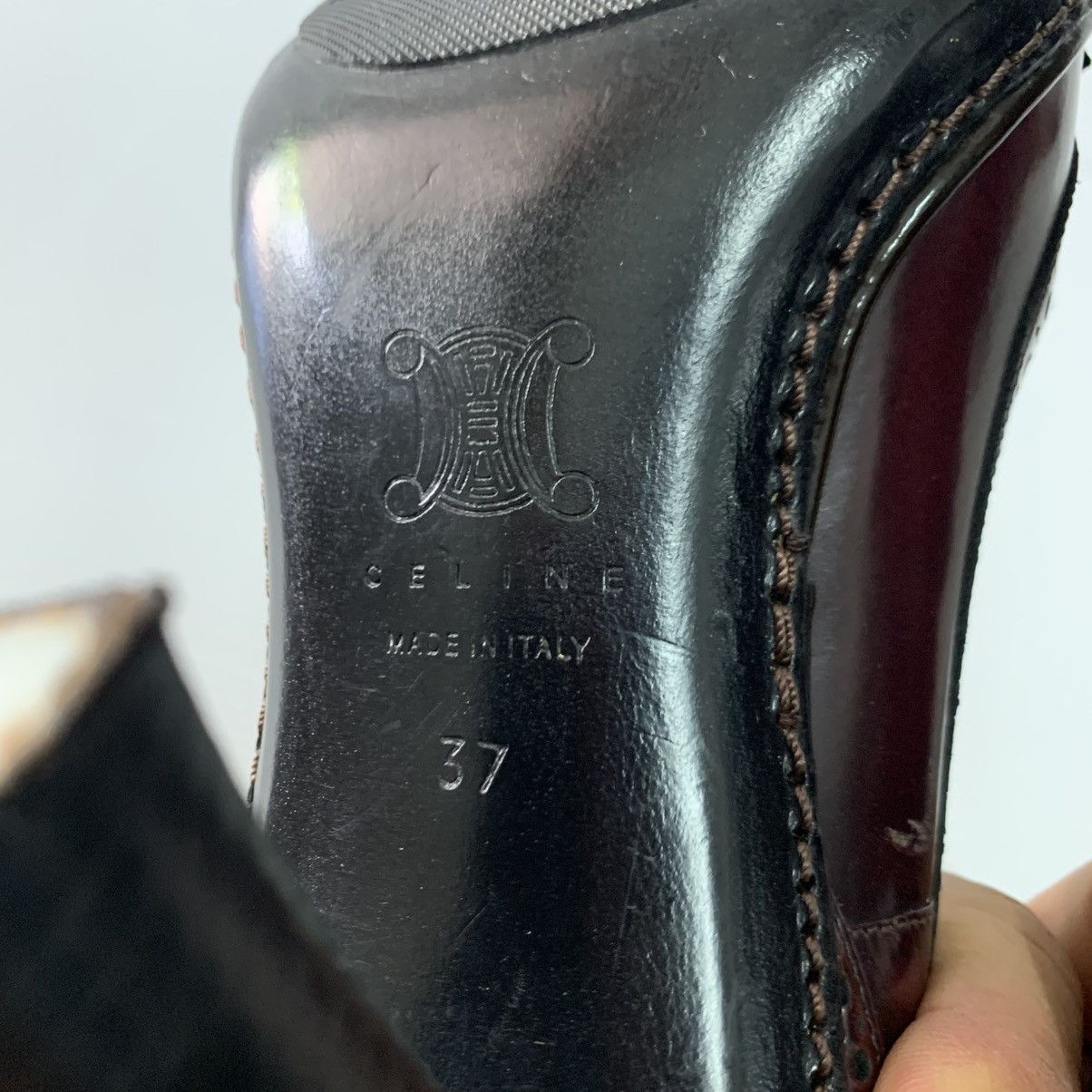 Celine Celine Leather Heels Size US 7 / IT 37 - 10 Thumbnail