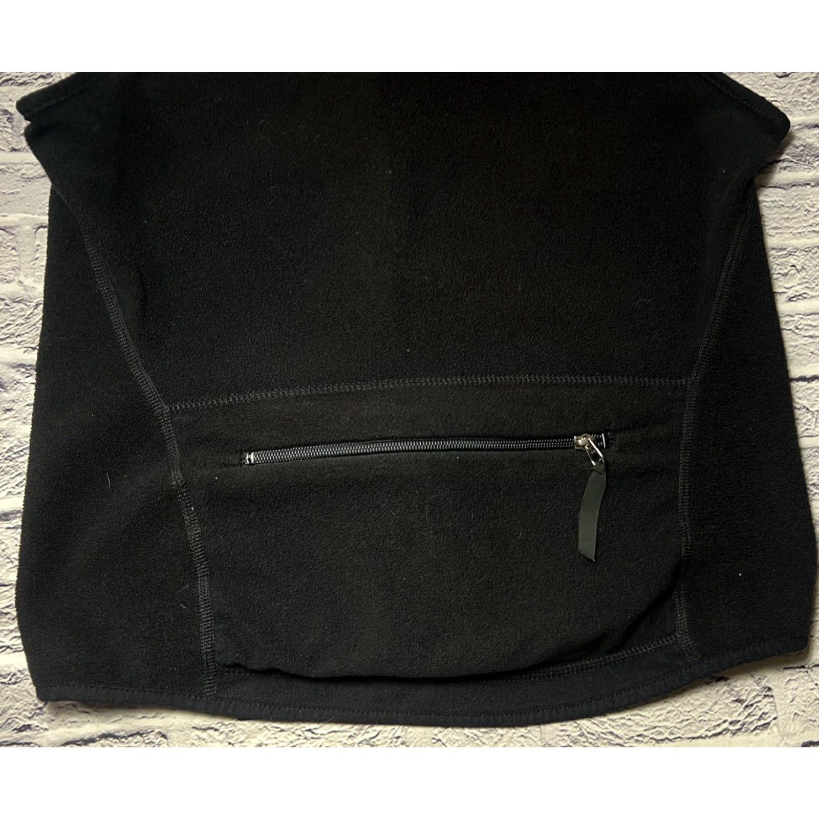 Patagonia VINTAGE Patagonia Flyer USA Cycling Vest Mens S Black Windbreaker Vest / Regular Fit / Zip Pockets / Fleece Lining Size US S / EU 44-46 / 1 - 5 Thumbnail