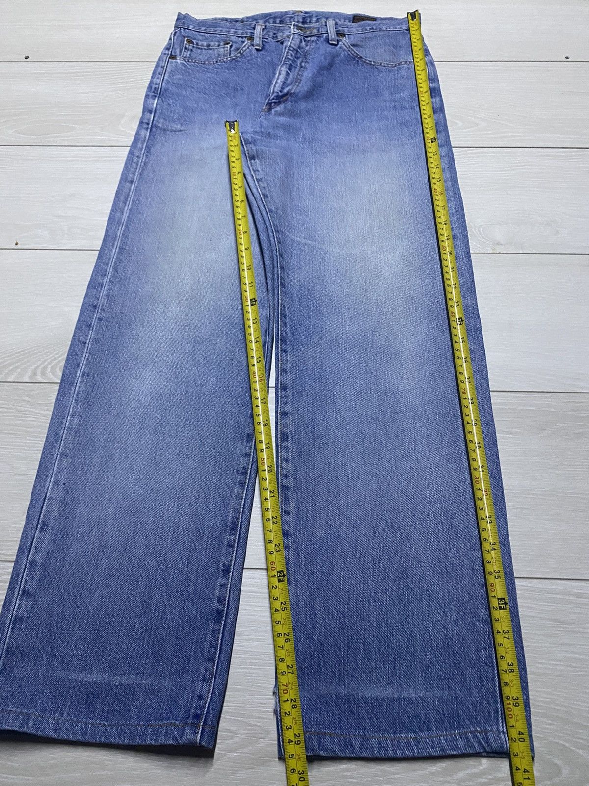 Japanese Brand Vintage Bobson Feel The Best Basic Blue Jeans Size US 31 - 13 Thumbnail