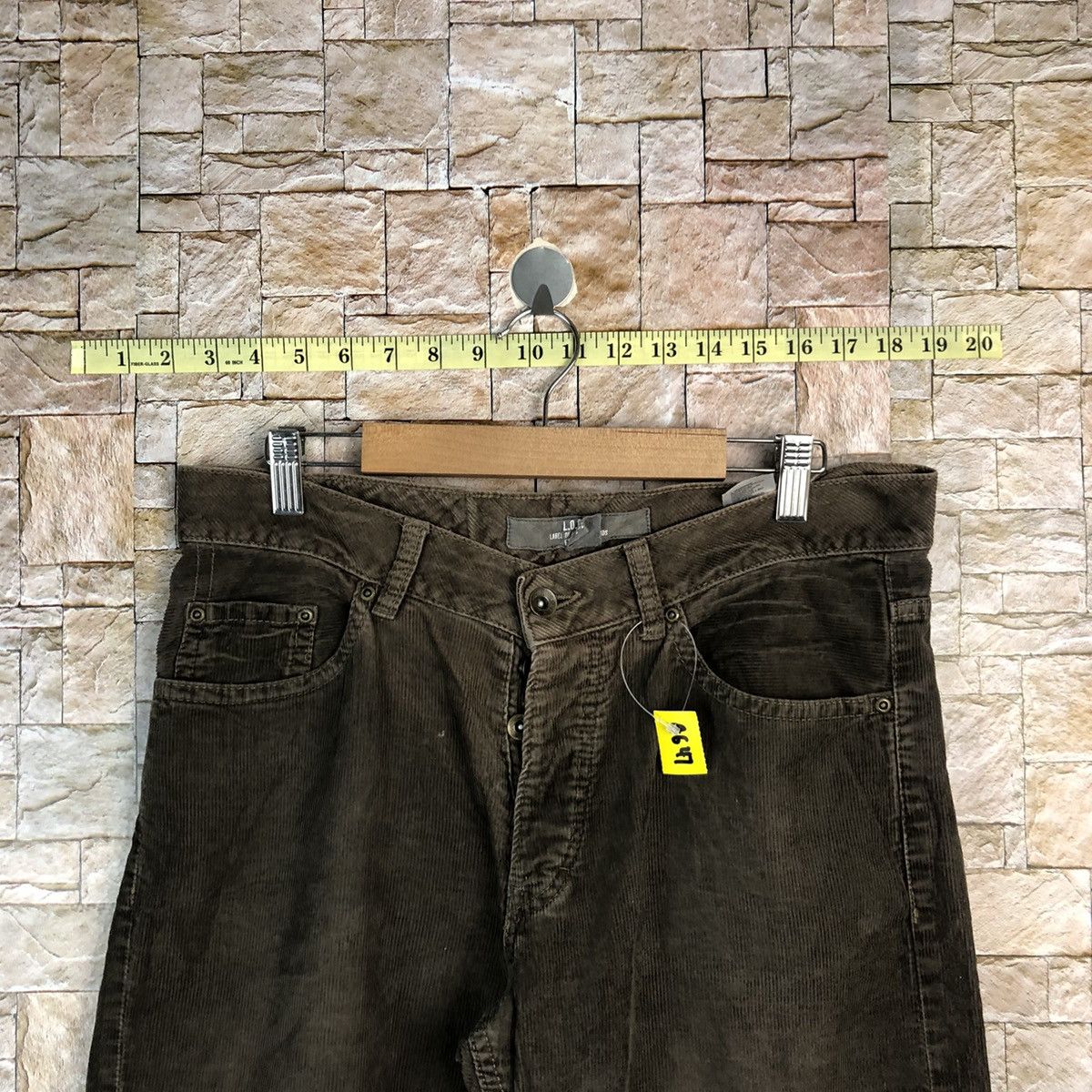 L.O.G.G. L.O.G.G Brown Conduroy Casual Pants #A647 Size US 33 - 4 Thumbnail