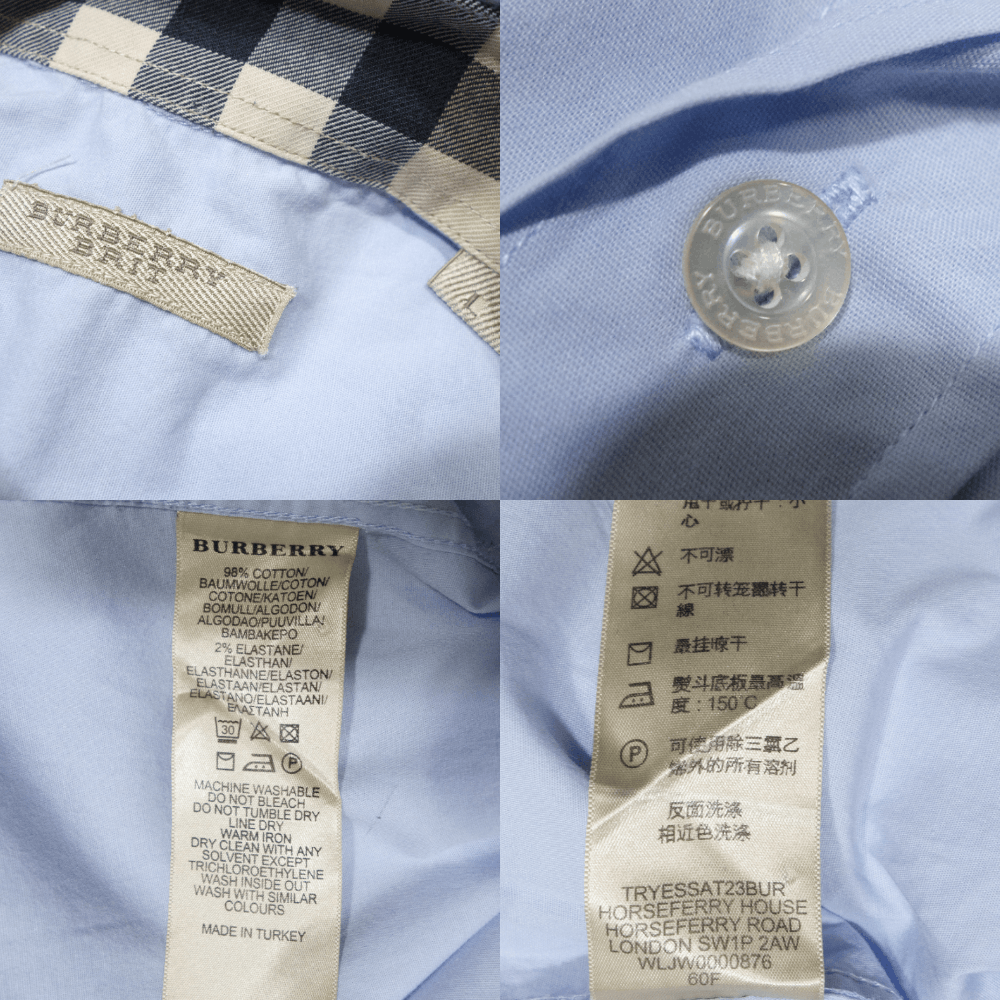 Burberry Brit Nova Check Inside Shirt Size US L / EU 52-54 / 3 - 10 Thumbnail
