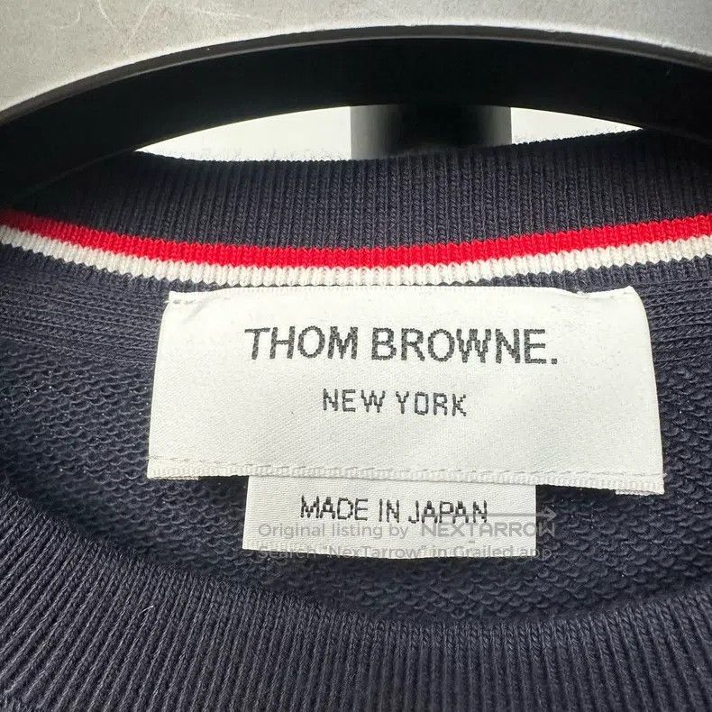 Thom Browne Thom Browne Round-neck hoodie Size US M / EU 48-50 / 2 - 3 Thumbnail