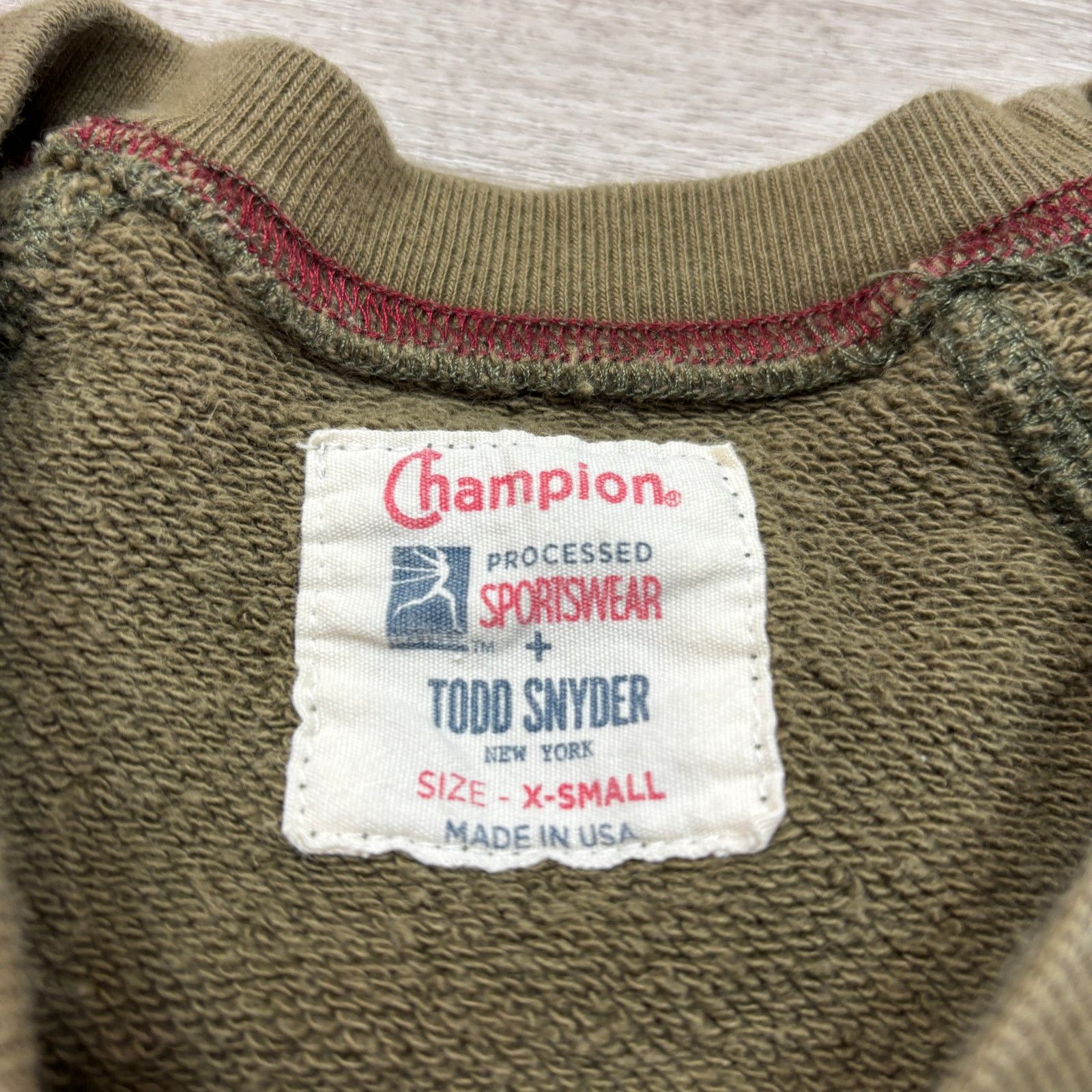 Champion × Todd Snyder Todd Snyder Champion Fatigue Camo Short Sleeve Sweatshirt XS Size US XS / EU 42 / 0 - 6 Thumbnail