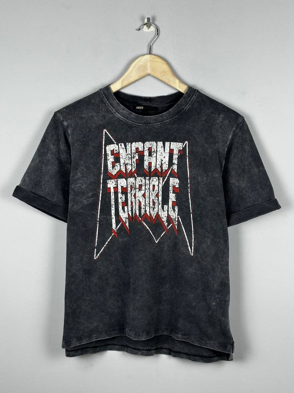 Maje Maje Faded Grey Enfant Terrible T-Shirt Rare Size S / US 4 / IT 40 - 1 Thumbnail