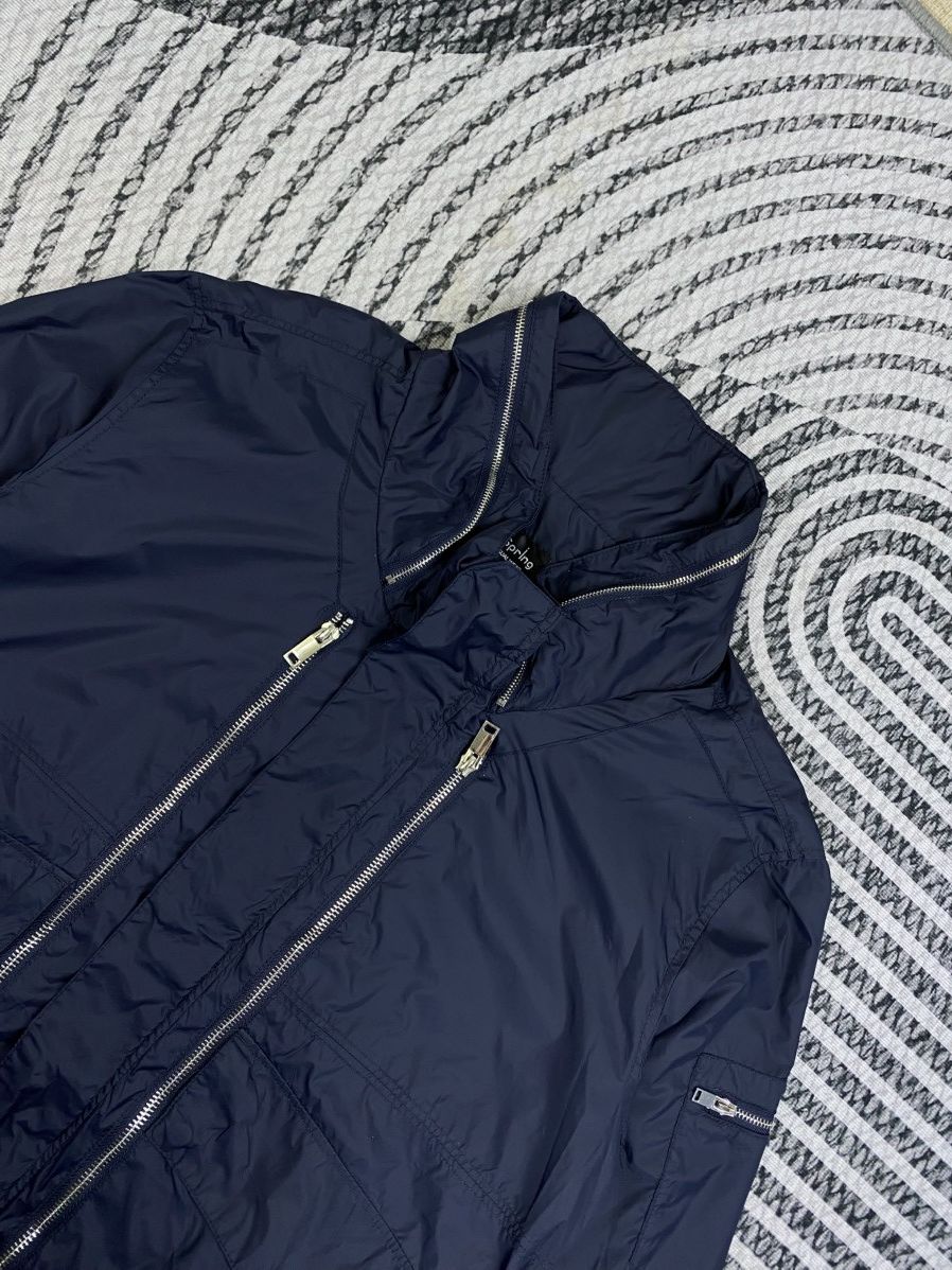 Japanese Brand Vintage Well Spring Casual Wear Navy Multi Zipper Jacket Size US M / EU 48-50 / 2 - 9 Thumbnail