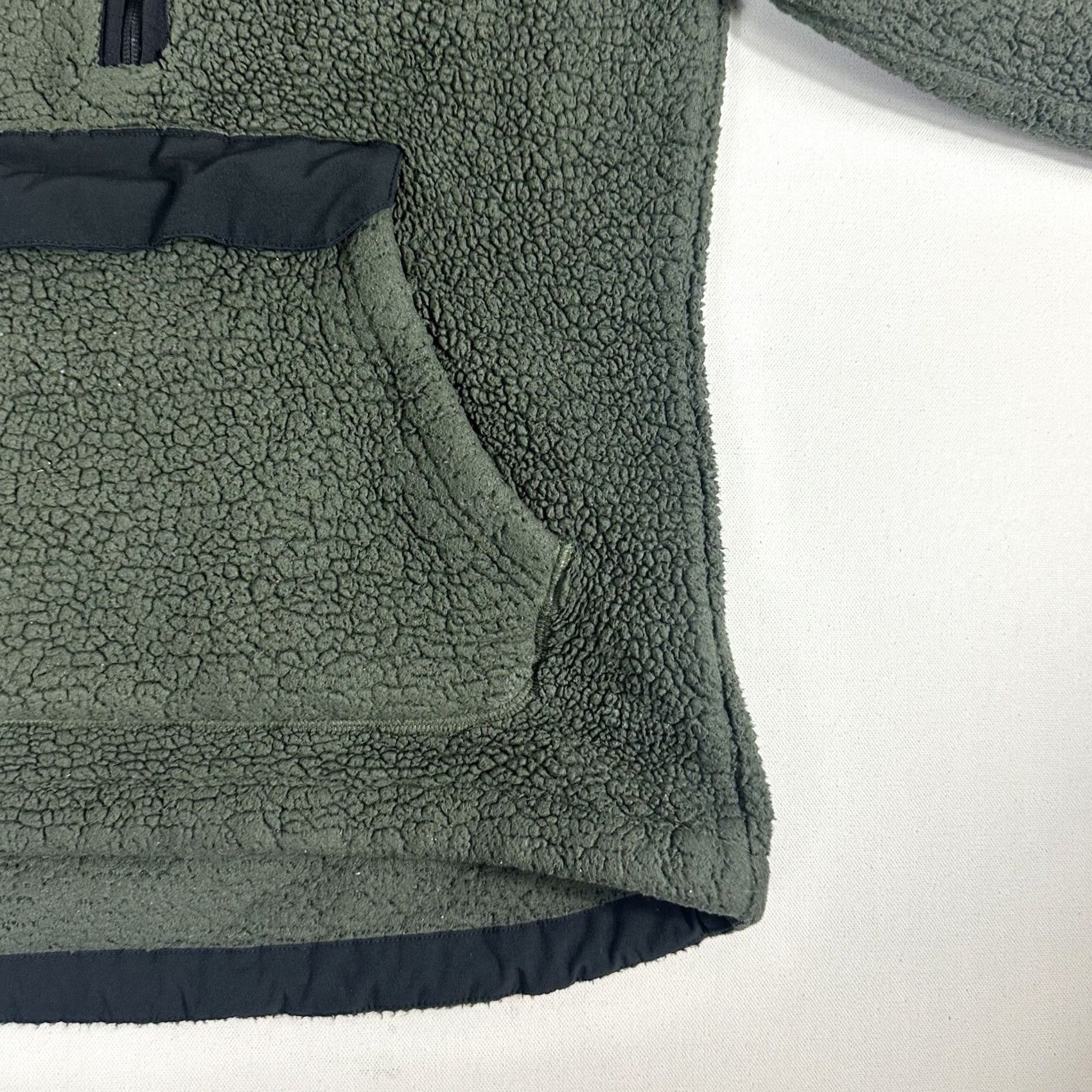 The North Face VINTAGE The North Face Campshire Pullover Hoodie Sherpa Fleece Womens XS Green 1/4 Zip Size XS / US 0-2 / IT 36-38 - 3 Thumbnail