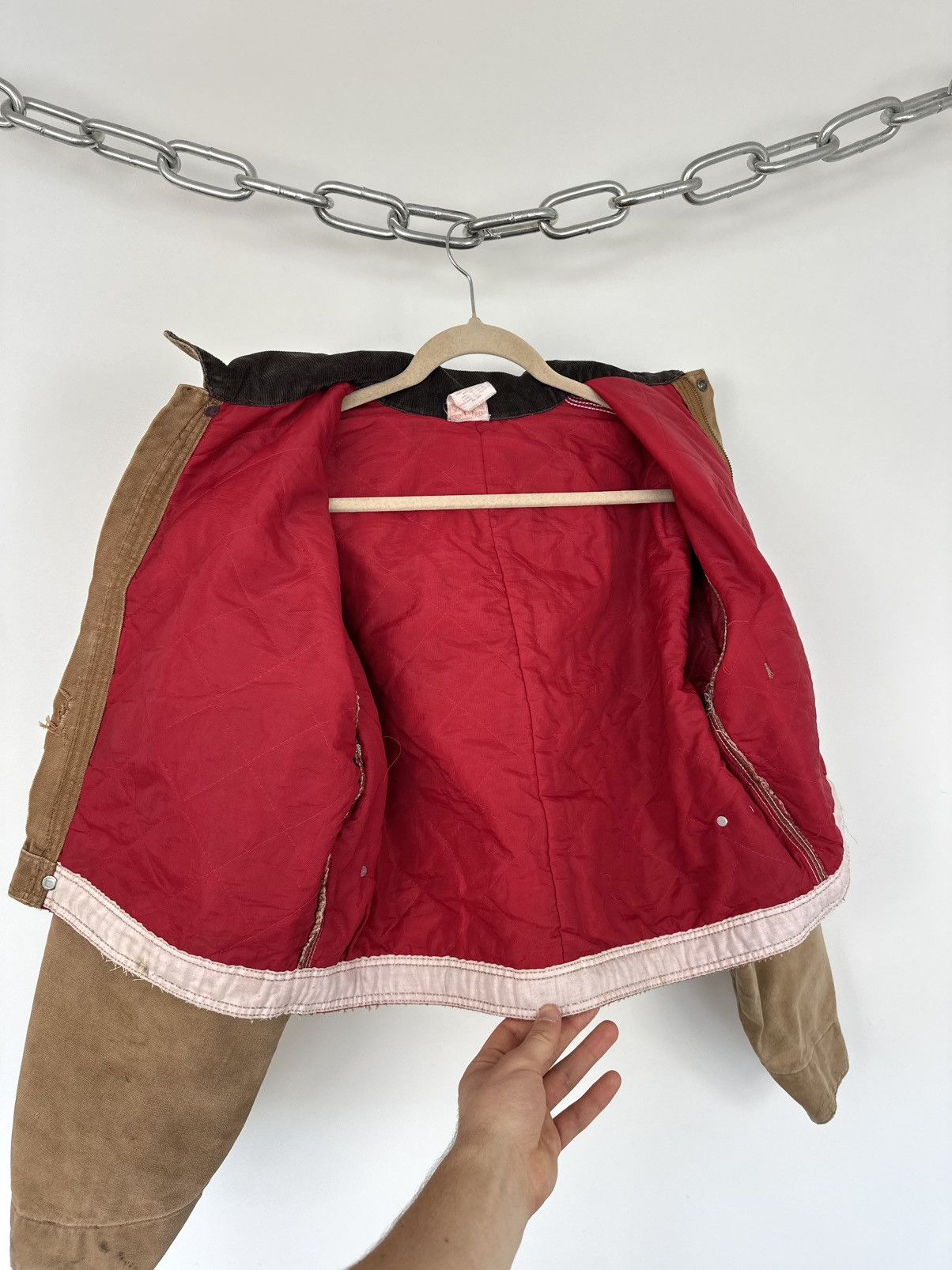 Carhartt Vintage 80s Carhartt USA Cropped Boxy Distressed Rare Jacket Size US S / EU 44-46 / 1 - 20 Thumbnail