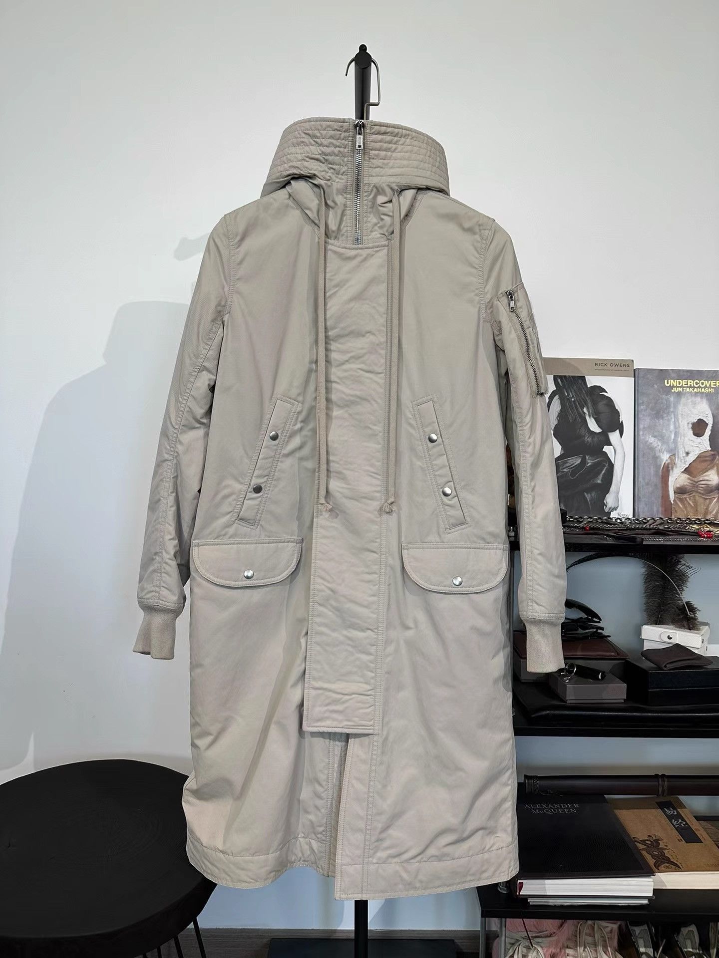 Rick Owens Rick Owens Mid-length Ma-1 Padded Bomber Jacket K35 Size US S / EU 44-46 / 1 - 2 Thumbnail