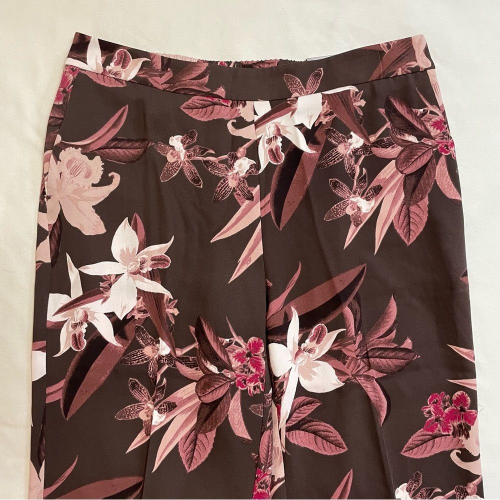 Chicos NWT New Chico's El Cielo Wide-Leg Floral Pants Size 0.5 US Size 28" / US 6 / IT 42 - 4 Thumbnail