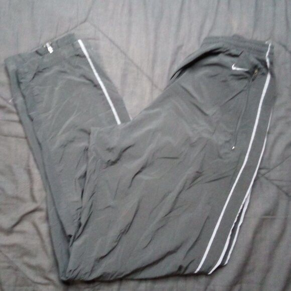 Nike × Vintage Vintage Nike Fit Dry Striped Wind Pants Joggers Trainers Size US 30 / EU 46 - 1 Thumbnail