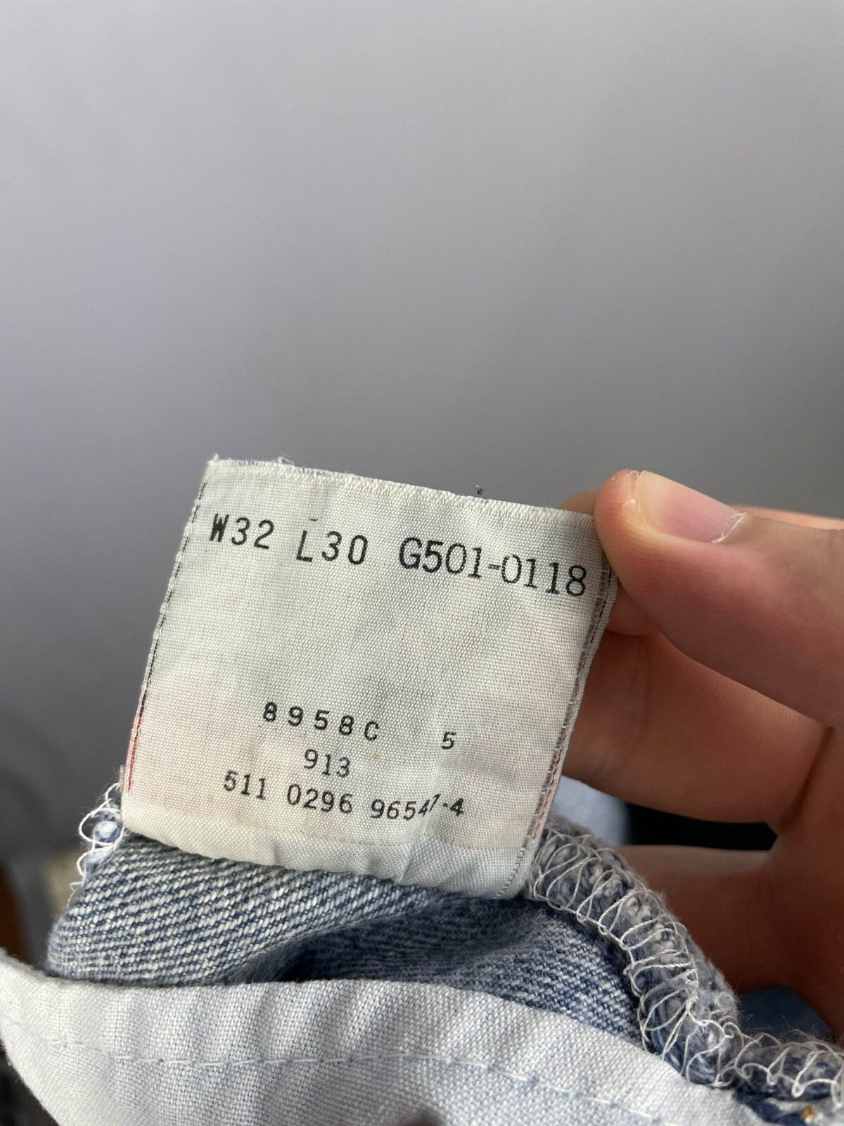 Levi's × Vintage Levis 501 Made in USA Vintage Denim Jeans BUTTON FLY 90s Size US 32 / EU 48 - 11 Thumbnail