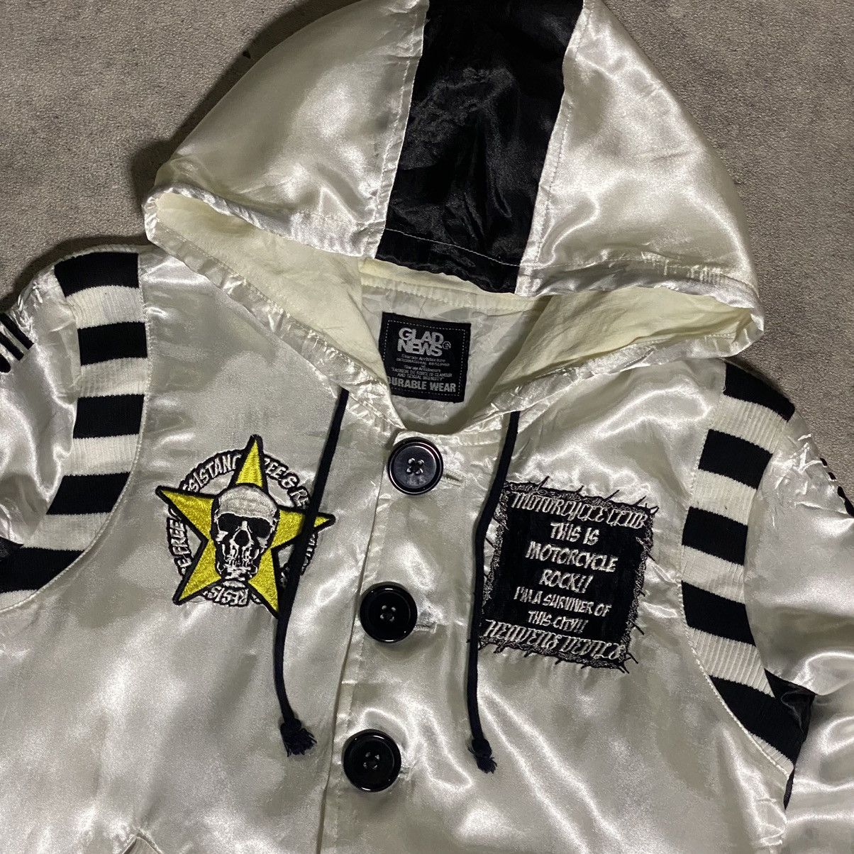 Hysteric Glamour Glad News Vintage Skull Motorcycle Club Size US S / EU 44-46 / 1 - 3 Thumbnail