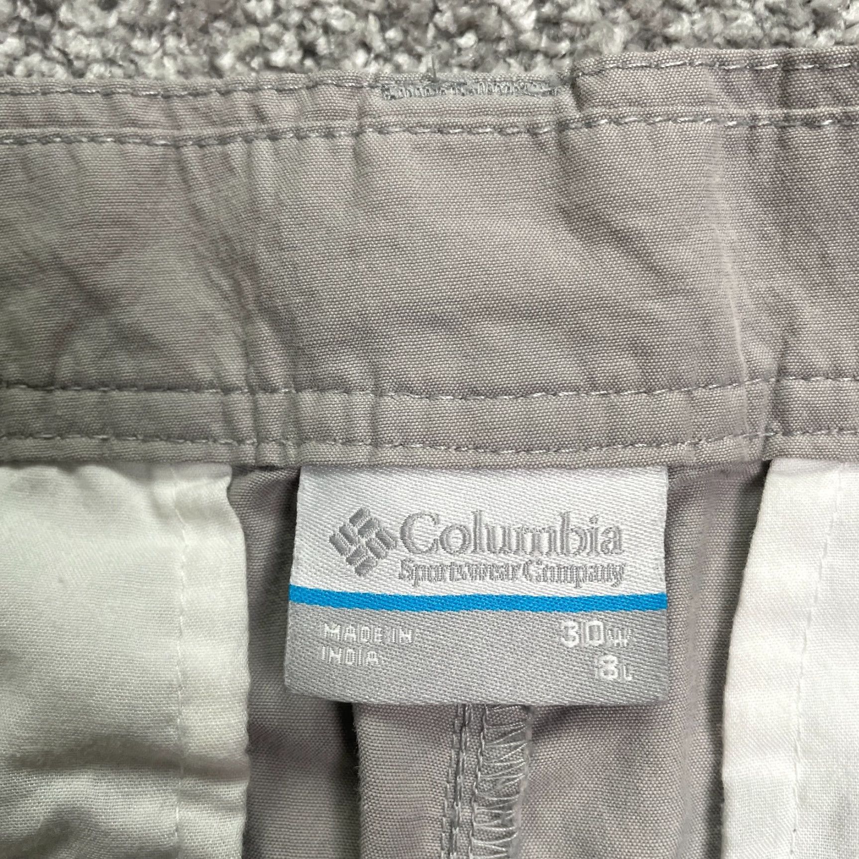 Vintage Columbia Chino Shorts 30W Tan Brown Cotton Nylon Casual Outdoor Mens Size US 30 / EU 46 - 6 Thumbnail