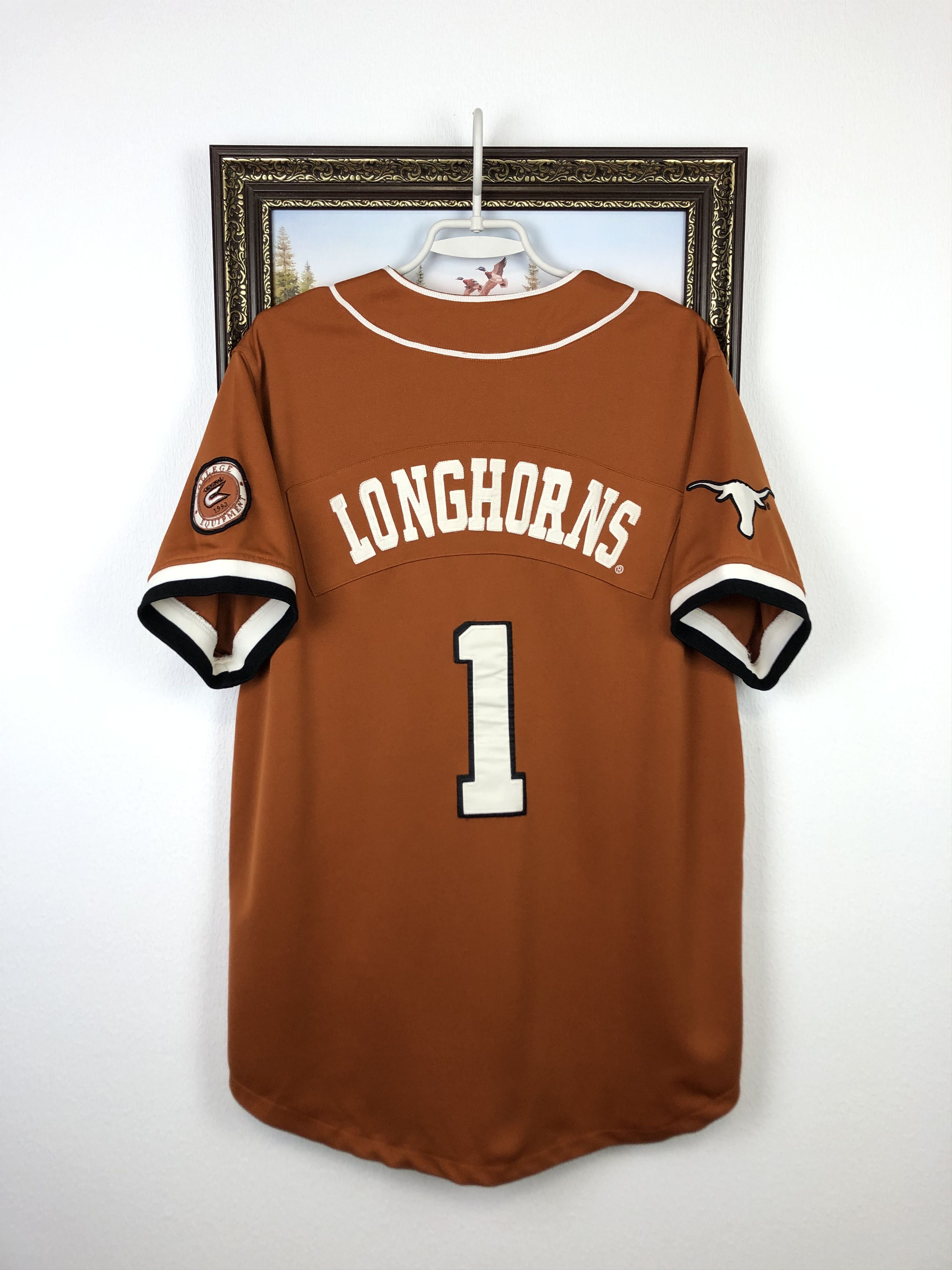 Vintage Vintage Texas Longhorns Colosseum Jersey Tee Shirt Rare Size US L / EU 52-54 / 3 - 10 Thumbnail