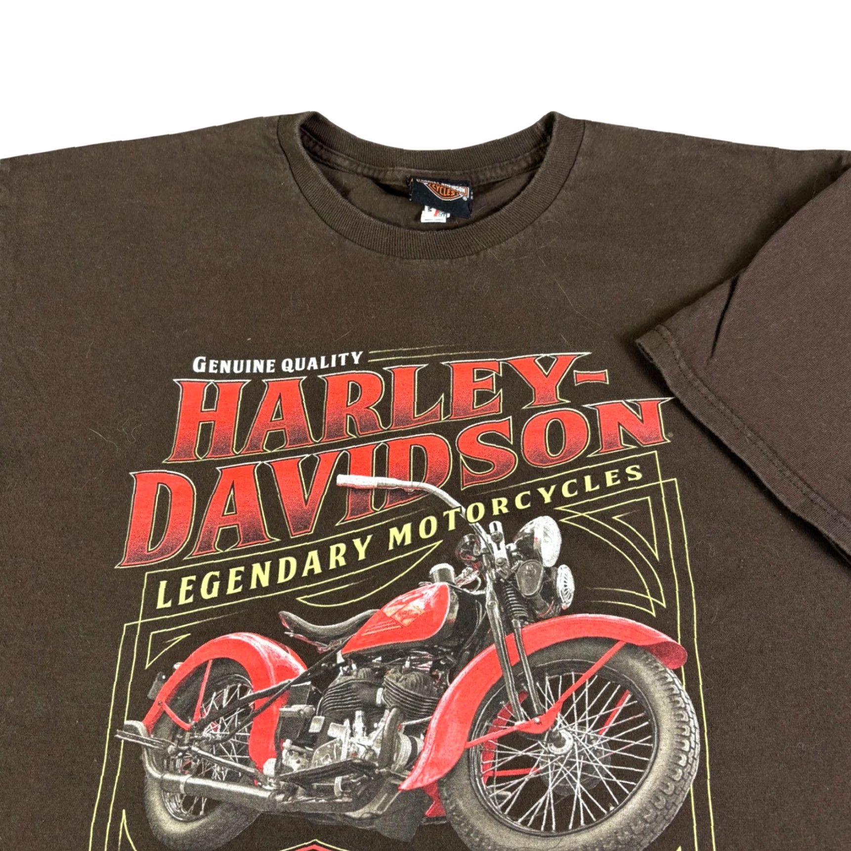 Harley Davidson Harley-Davidson T Shirt Mens Large Brown Kill Devil Hills NC First Flight 1903 Size US L / EU 52-54 / 3 - 2 Thumbnail
