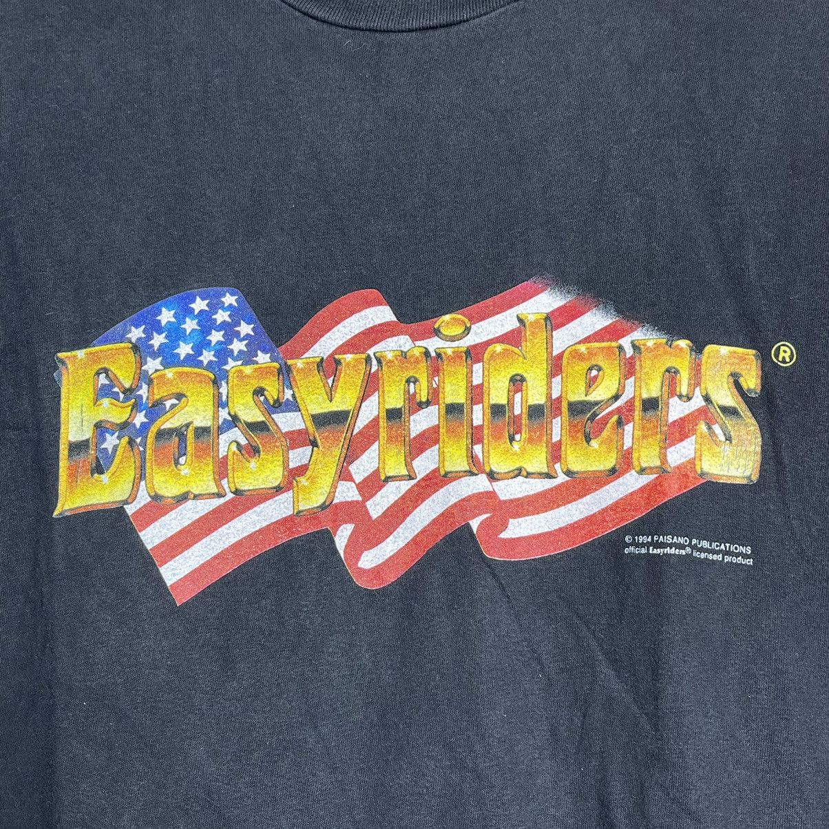 Vintage Vintage 1994 Easyriders Motorcycle Tee Size US XL / EU 56 / 4 - 4 Thumbnail