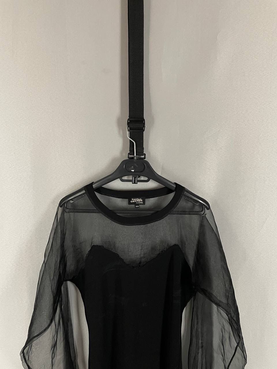 Jean Paul Gaultier Jean Paul Gaultier Black Crewneck Long Sleeve Tee Size S / US 4 / IT 40 - 2 Thumbnail