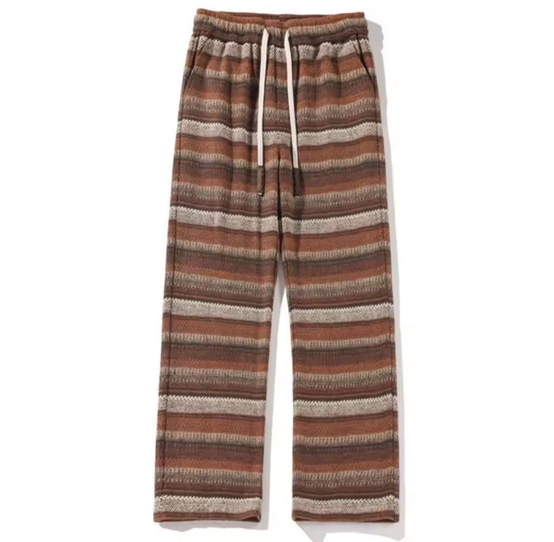 Hip Hop Striped Vintage Fashion Sweatpants Drawstring