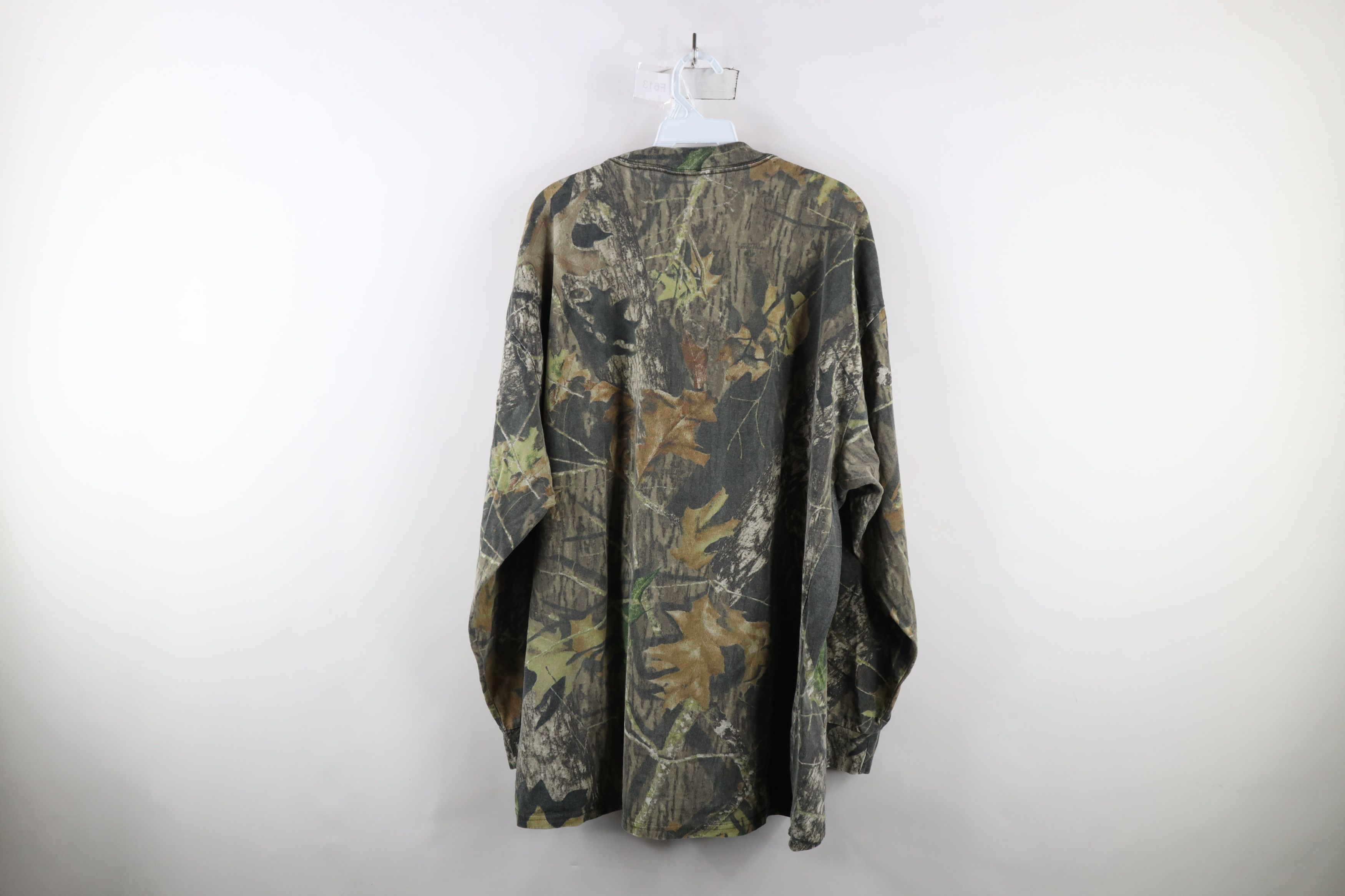 Vintage Vintage 90s Streetwear Oak Camouflage Long Sleeve T-Shirt Size US XXL / EU 58 / 5 - 8 Thumbnail