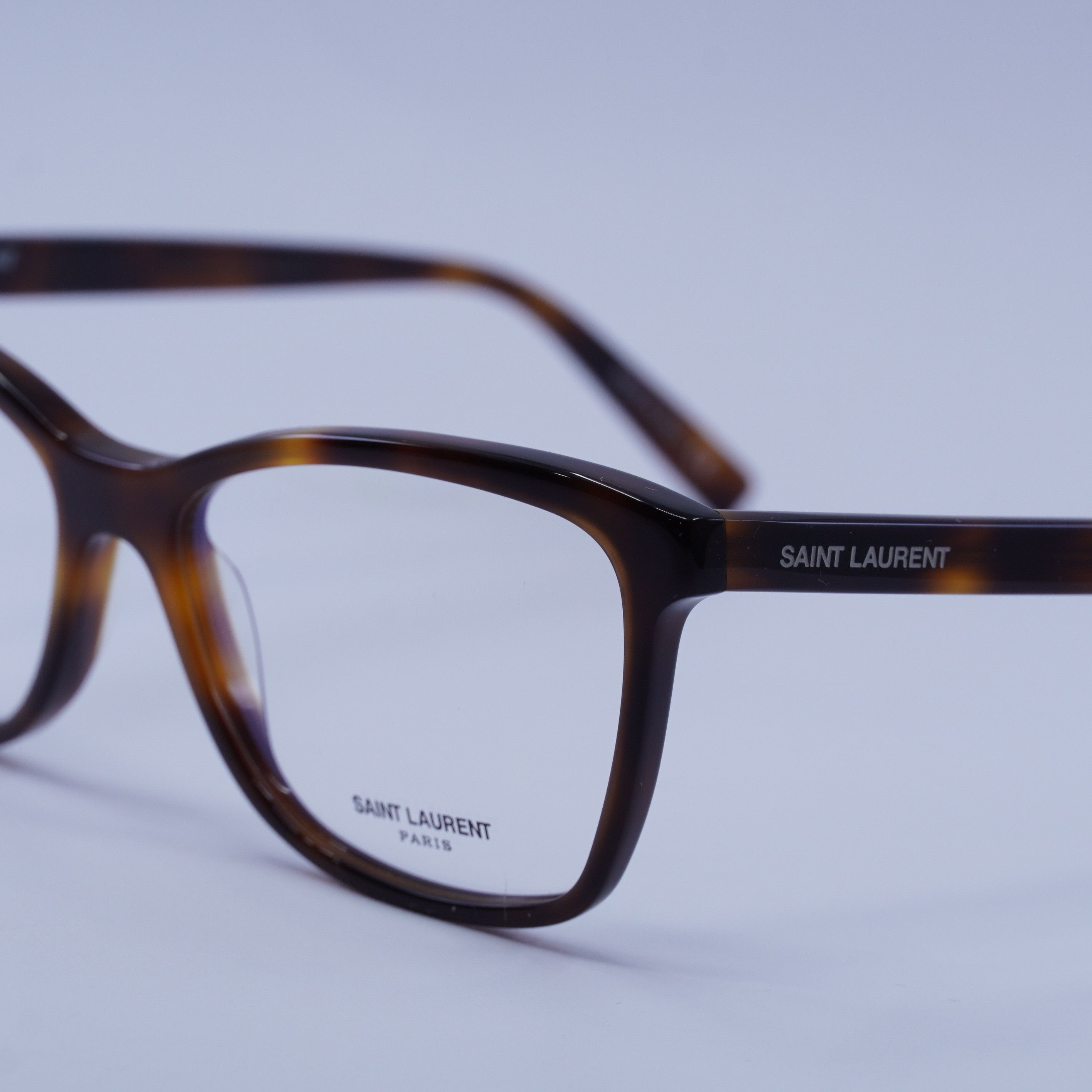 Saint Laurent Paris Saint Laurent SL503 003 Eyeglasses Havana 56mm Cat Eye Frame Size ONE SIZE - 2 Thumbnail