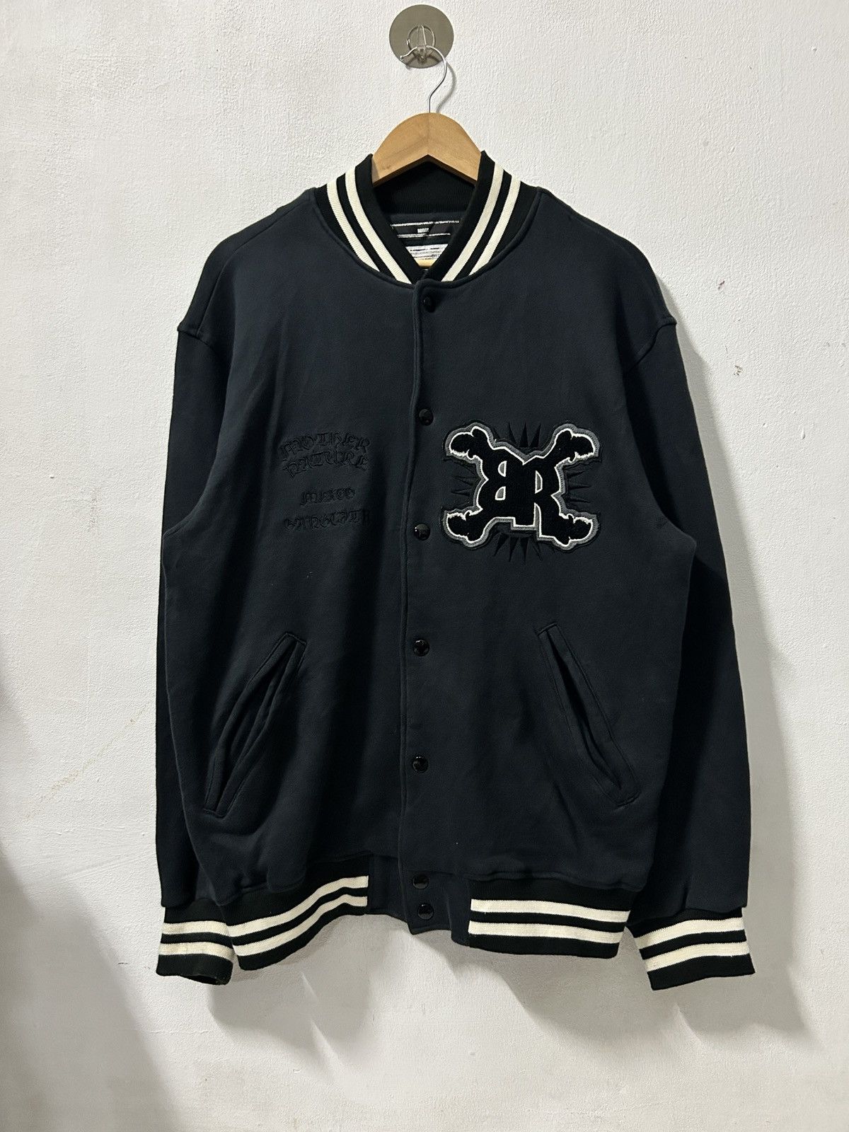 Number (N)ine Rare Number nine jacket varsity embroidery Size US L / EU 52-54 / 3 - 1 Thumbnail