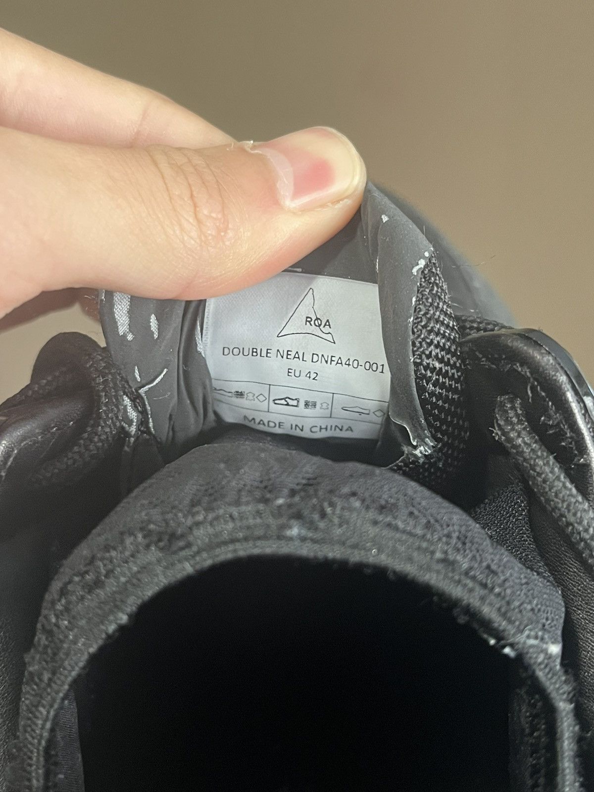 ROA ROA Double Neal Mesh Hiking Sneakers BLACK Size US 9 / EU 42 - 5 Thumbnail