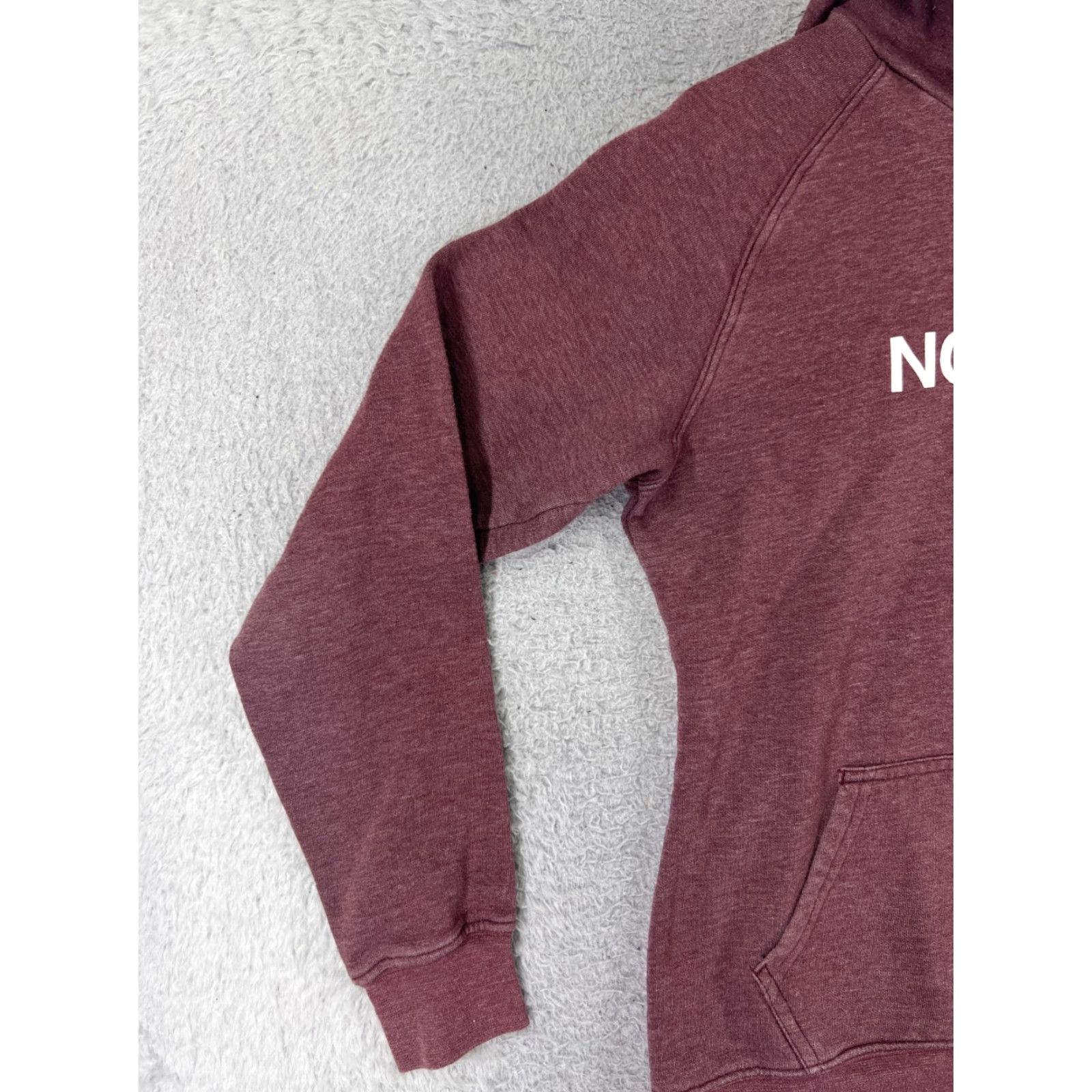 The North Face The North Face Hoodie Womens S Red Cotton Blend Jersey Hooded Pullover Logo Pocket Regular Size S / US 4 / IT 40 - 6 Thumbnail