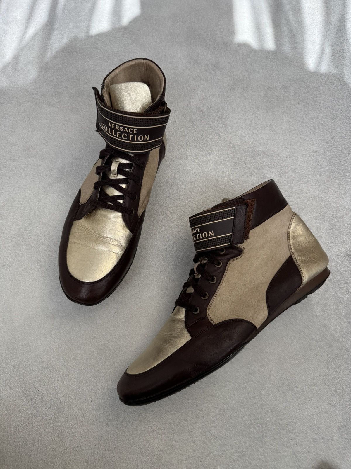 Versace Versace Hi-Top Future Sneakers Boxing Shoes US11 Size US 11 / EU 44 - 1 Thumbnail