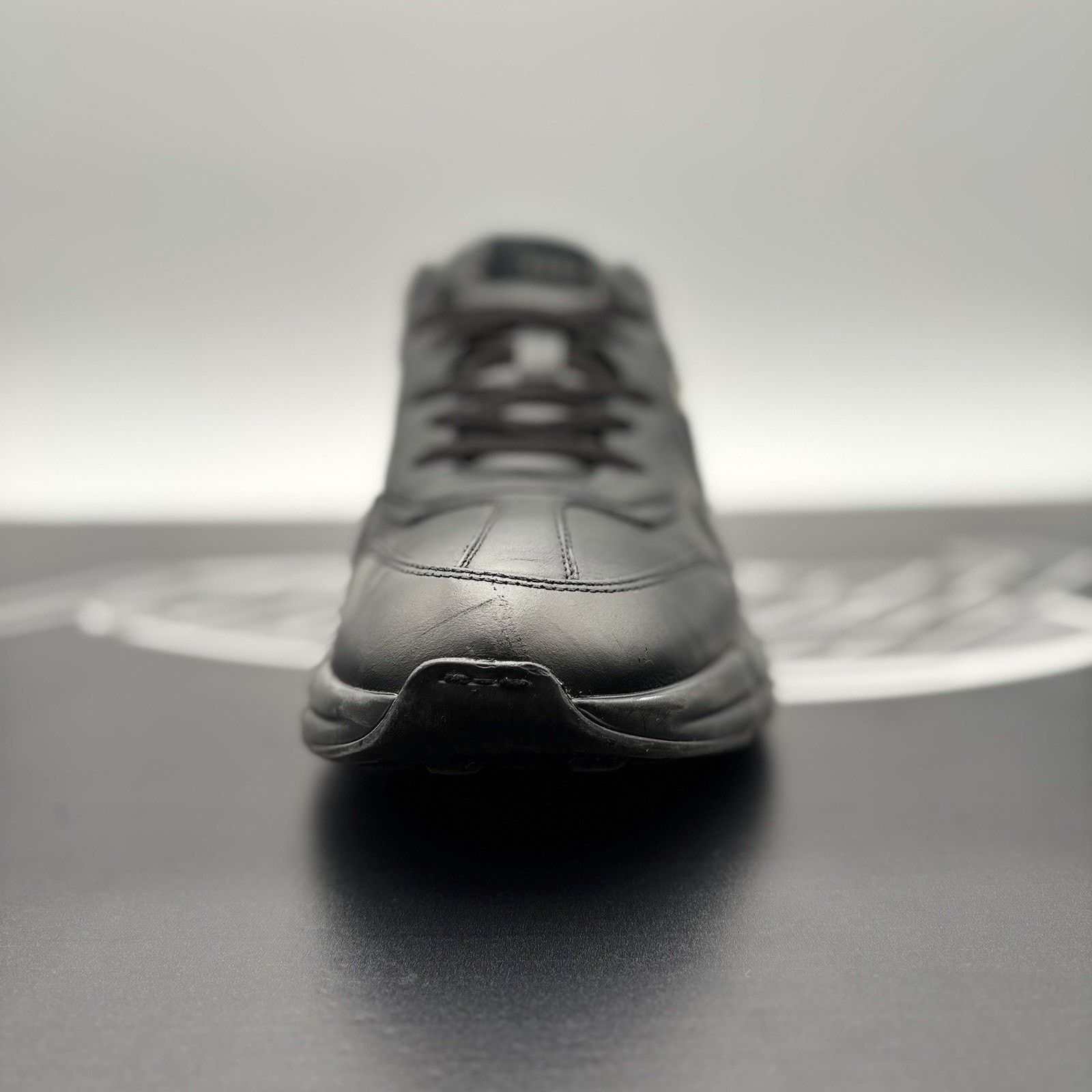 Gucci Gucci Rhyton Black Leather ' Interlocking G ' | GOOD COND! Size US 9.5 / EU 42-43 - 15 Thumbnail