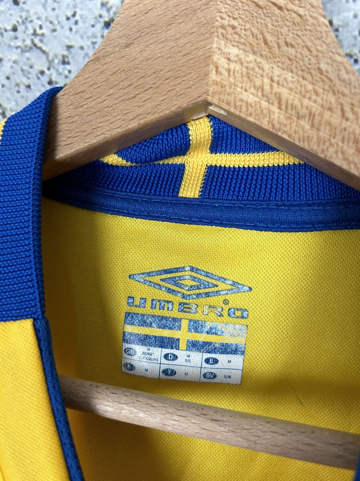 Umbro Vintage Sweden Umbro Soccer Jersey Football World Cup Size US M / EU 48-50 / 2 - 6 Thumbnail
