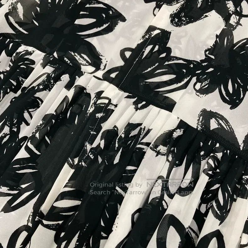 Comme des Garcons Comme Des Garcons Black Floral Dress Size XS / US 0-2 / IT 36-38 - 8 Thumbnail