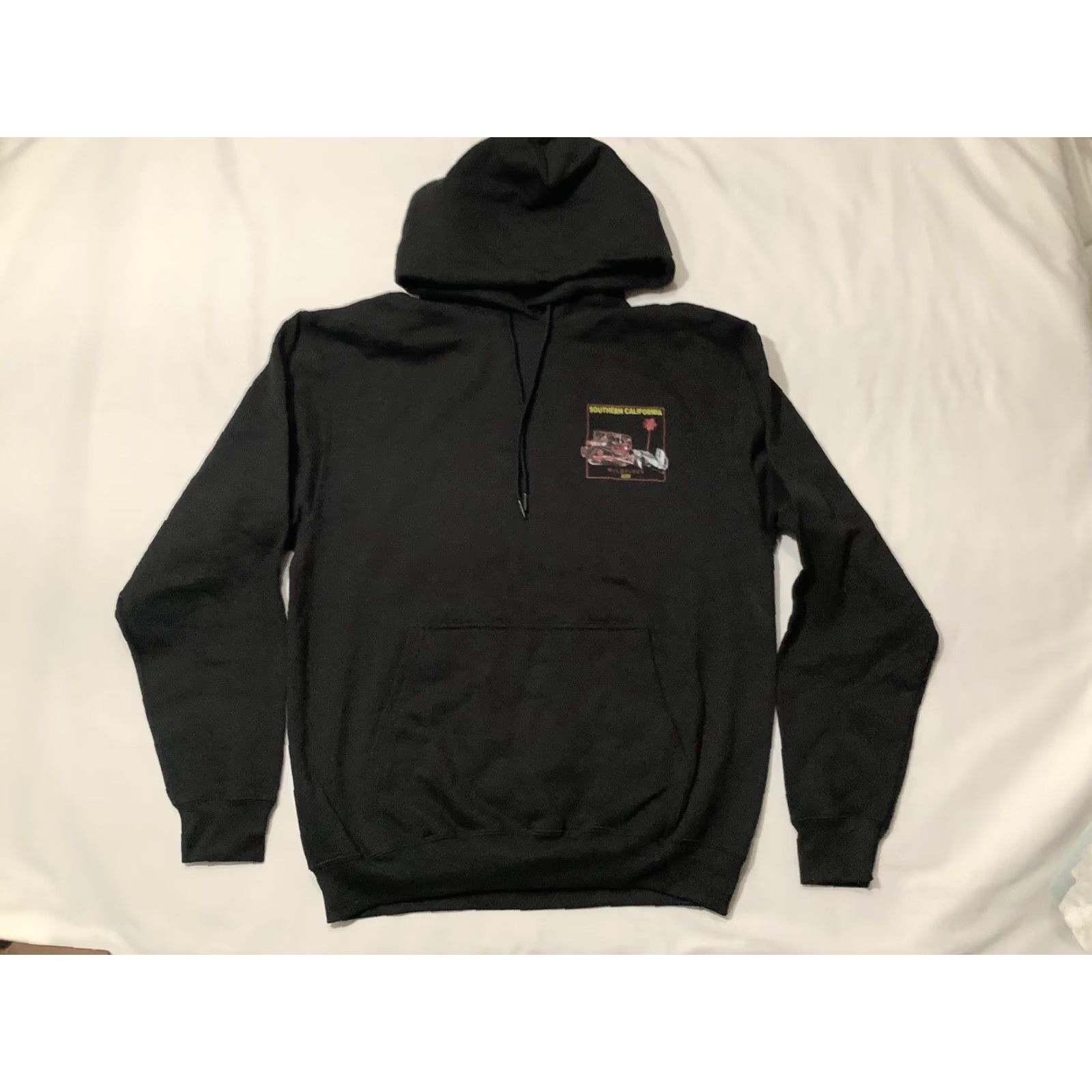 Port & Company VINTAGE Port & Company Hoodie M Black Southern California Wildfires 2025 Palisades Mens Graphic Print Pockets Hoodie Size US M / EU 48-50 / 2 - 3 Thumbnail