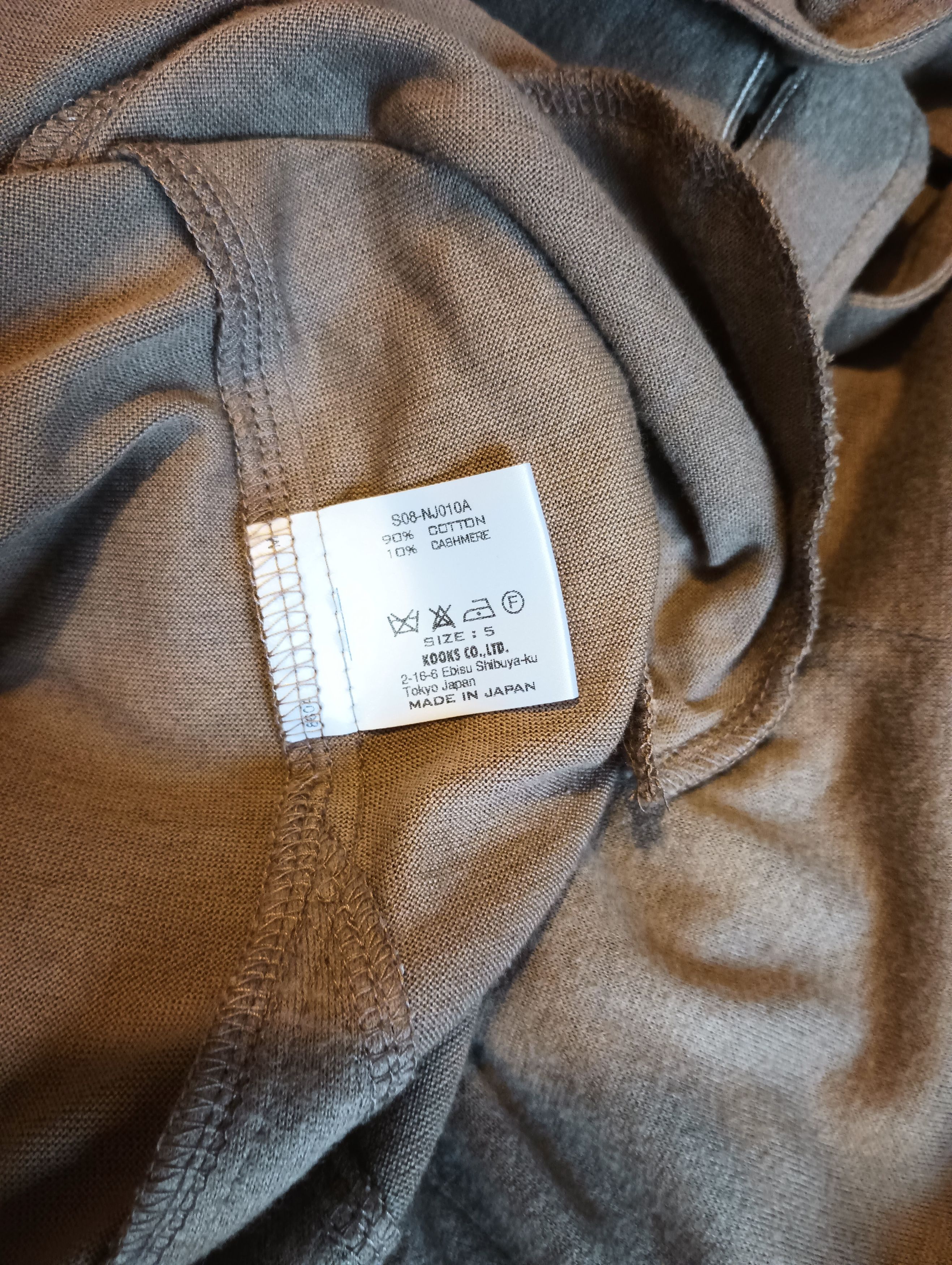 Japanese Brand × Number (N)ine Number (N)ine SS 07 cotton cashmere cardigan Size US XXL / EU 58 / 5 - 18 Thumbnail