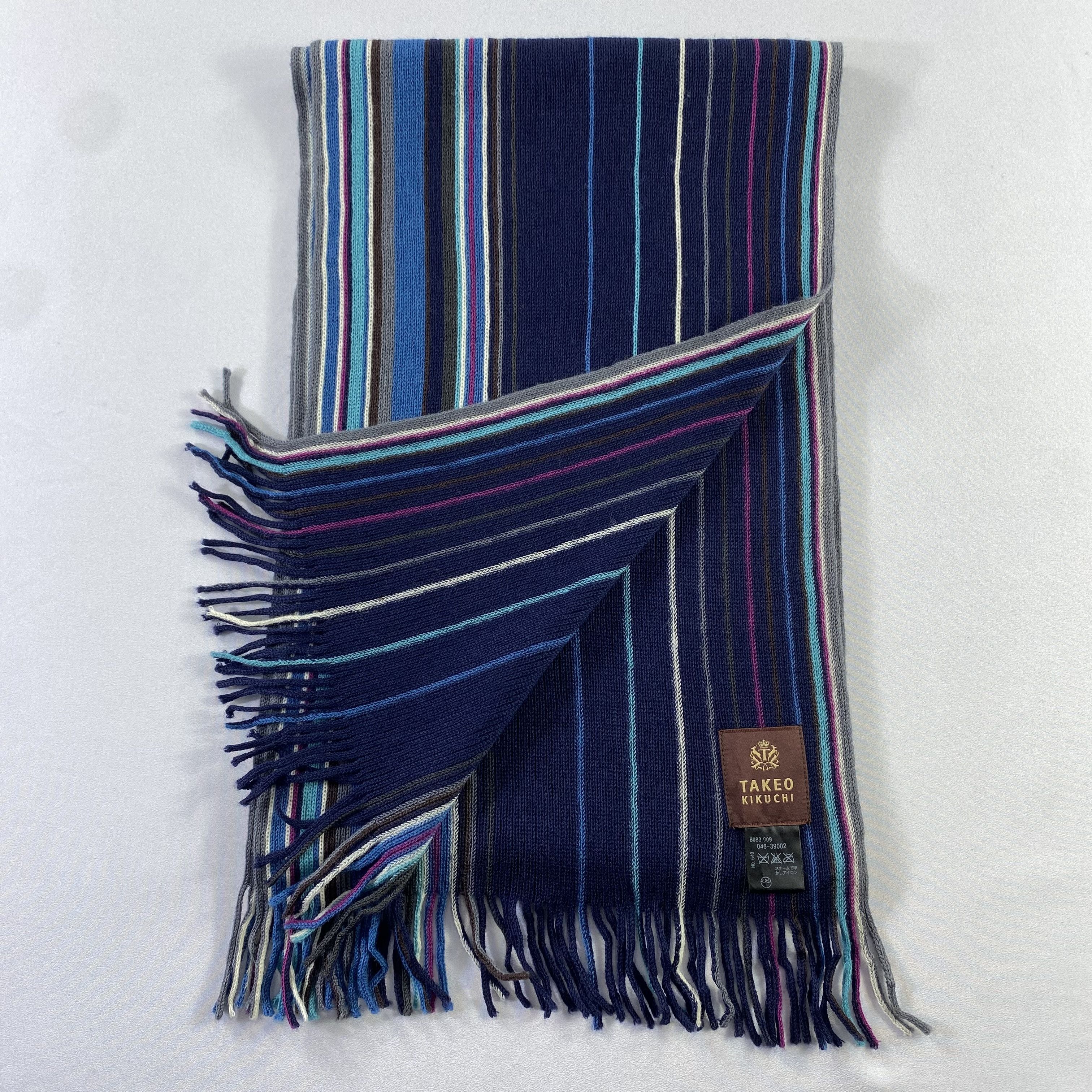 Japanese Brand × Takeo Kikuchi Takeo Kikuchi Scarf Neck Wrap Wool Muffler Size ONE SIZE - 4 Thumbnail