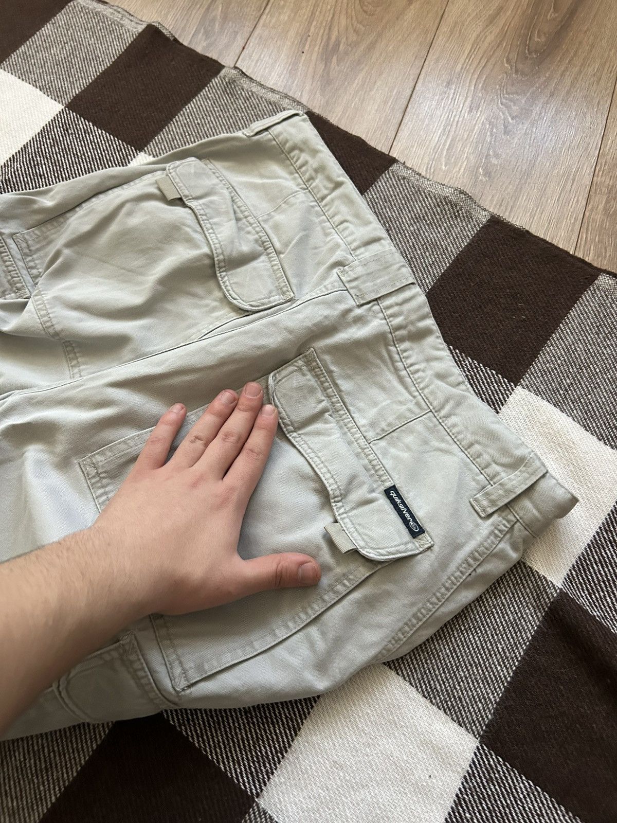 Quiksilver × Vintage Vintage Quicksilver mens cargo baggy y2k rare mens Size US 33 - 3 Thumbnail