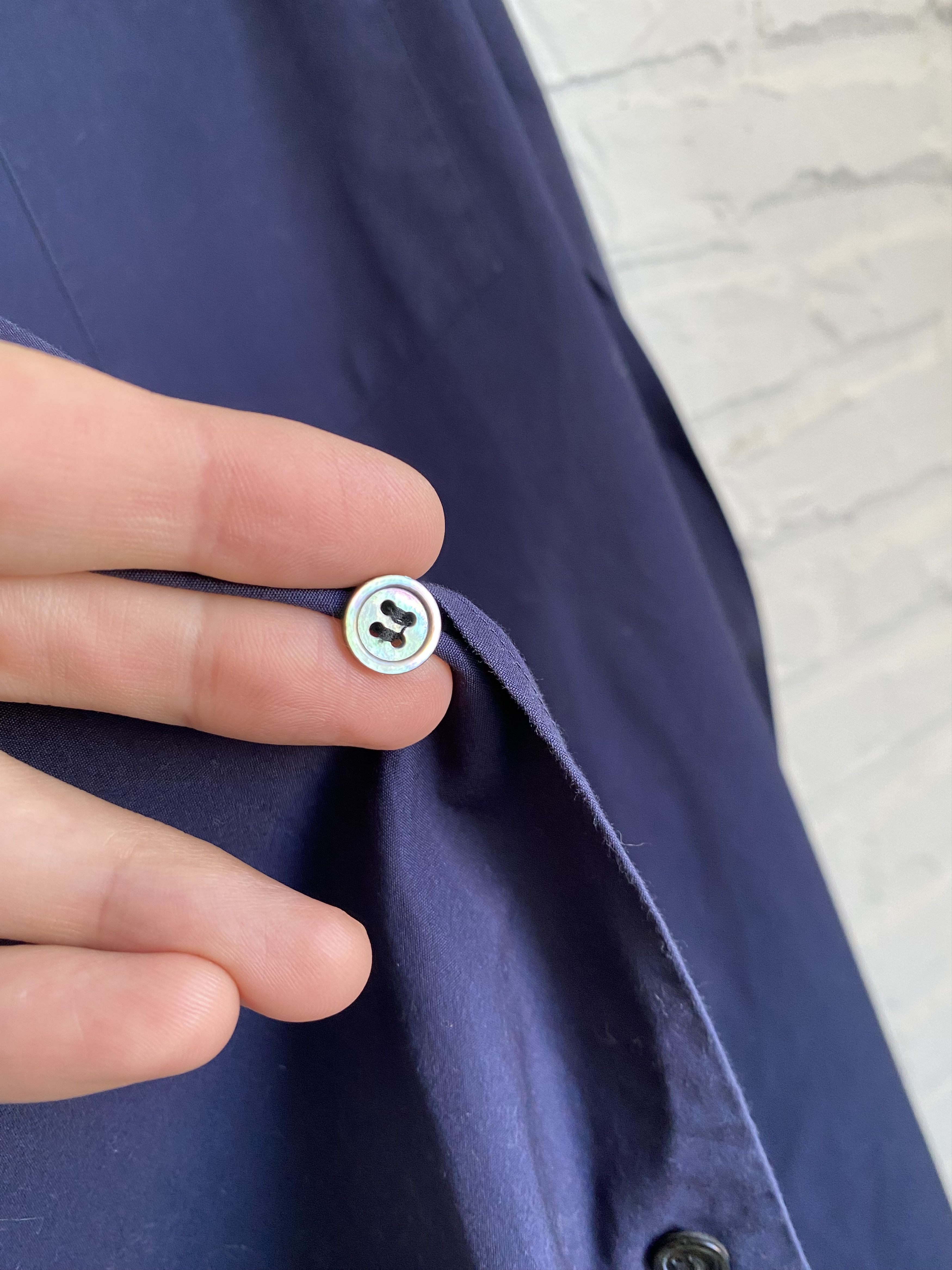 Comme des Garcons × Japanese Brand Comme des Garcons reconstructed long button shirt Size US S / EU 44-46 / 1 - 8 Thumbnail