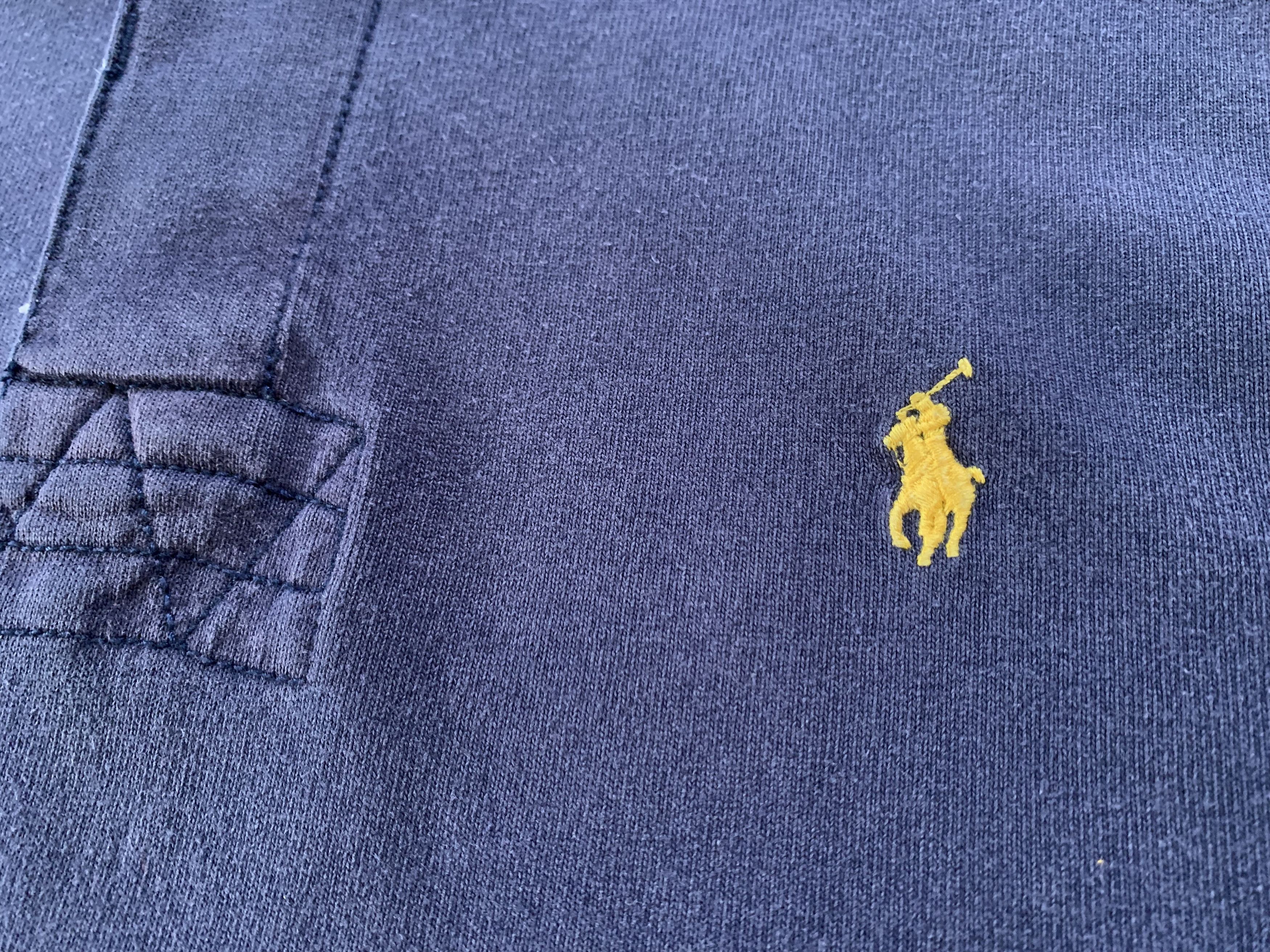 Polo Ralph Lauren Polo Ralph Lauren Custom Fit Vintage Long Sleeve Polo Size US XL / EU 56 / 4 - 5 Thumbnail