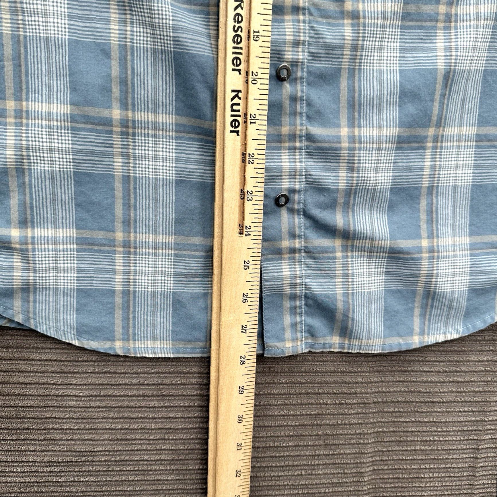 Vintage 5.11 Tactical Shirt Men S Blue Plaid Short Sleeve Button-Up Workwear Outdoor Casual Shirt Size US S / EU 44-46 / 1 - 4 Thumbnail