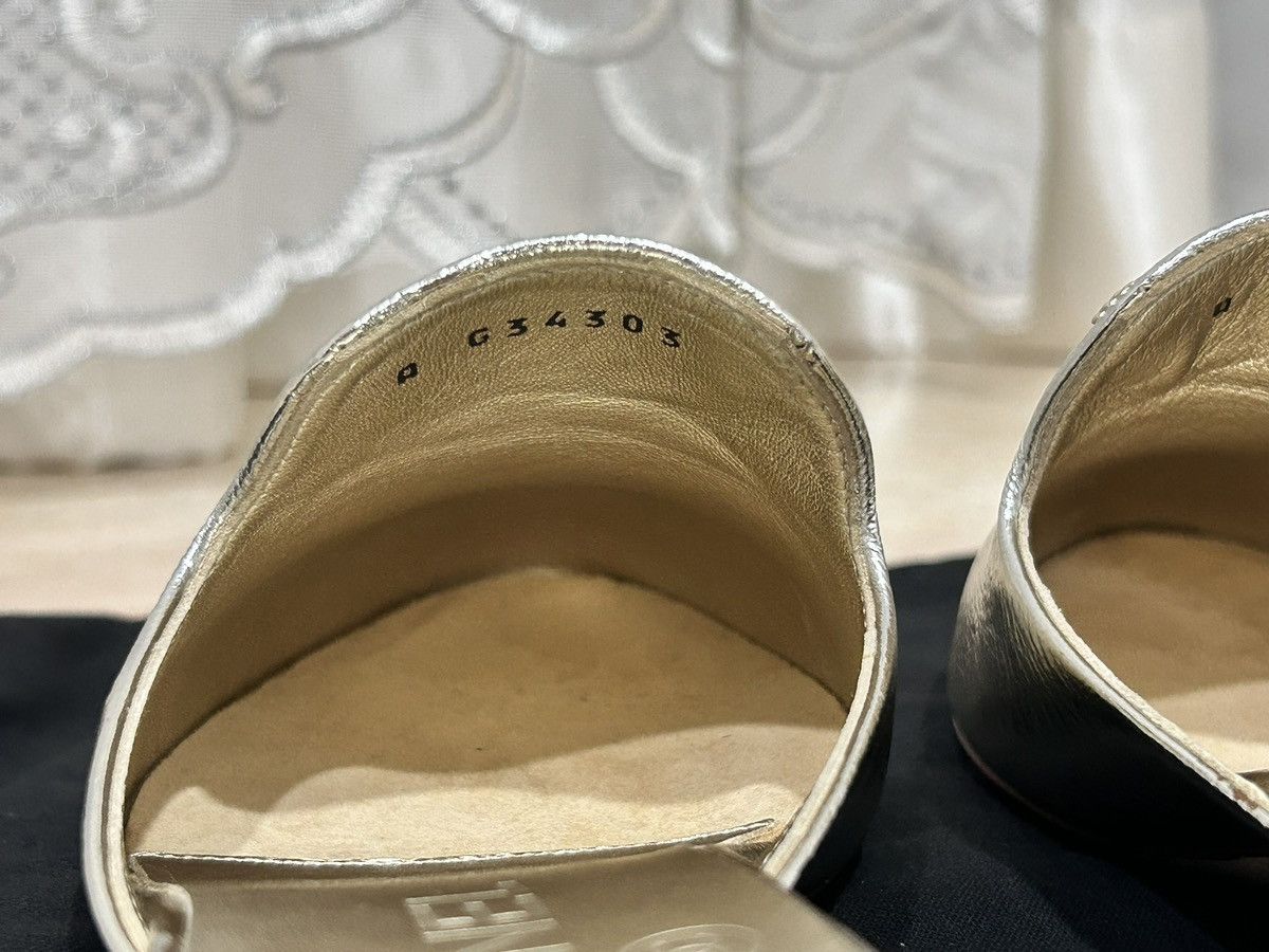 Chanel chanel silver mule authentic brand new 35.5 (for 35 or 34.5) Size US 4.5 / IT 34.5 - 11 Thumbnail