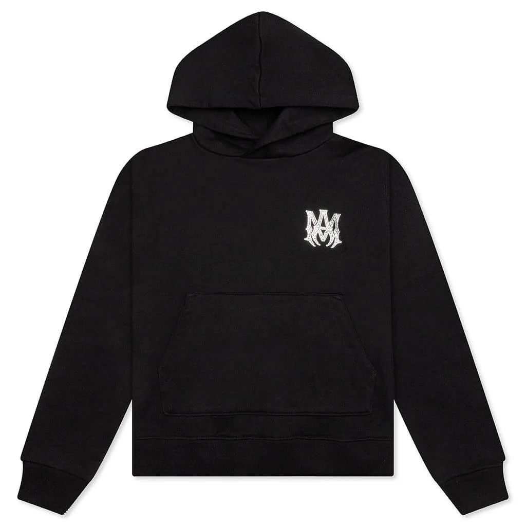 AMIRI Crystal Splash Logo Sweatshirt Black/Blue Men's - US