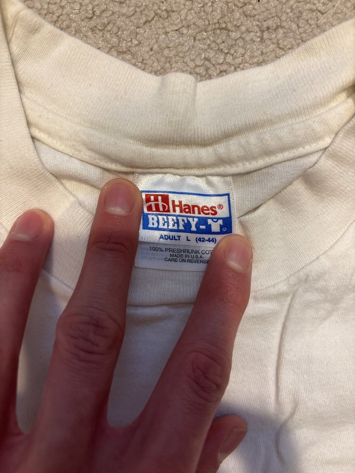 Hanes Vintage Single Stitch Hanes Beefy Maui Tee Size US L / EU 52-54 / 3 - 2 Thumbnail
