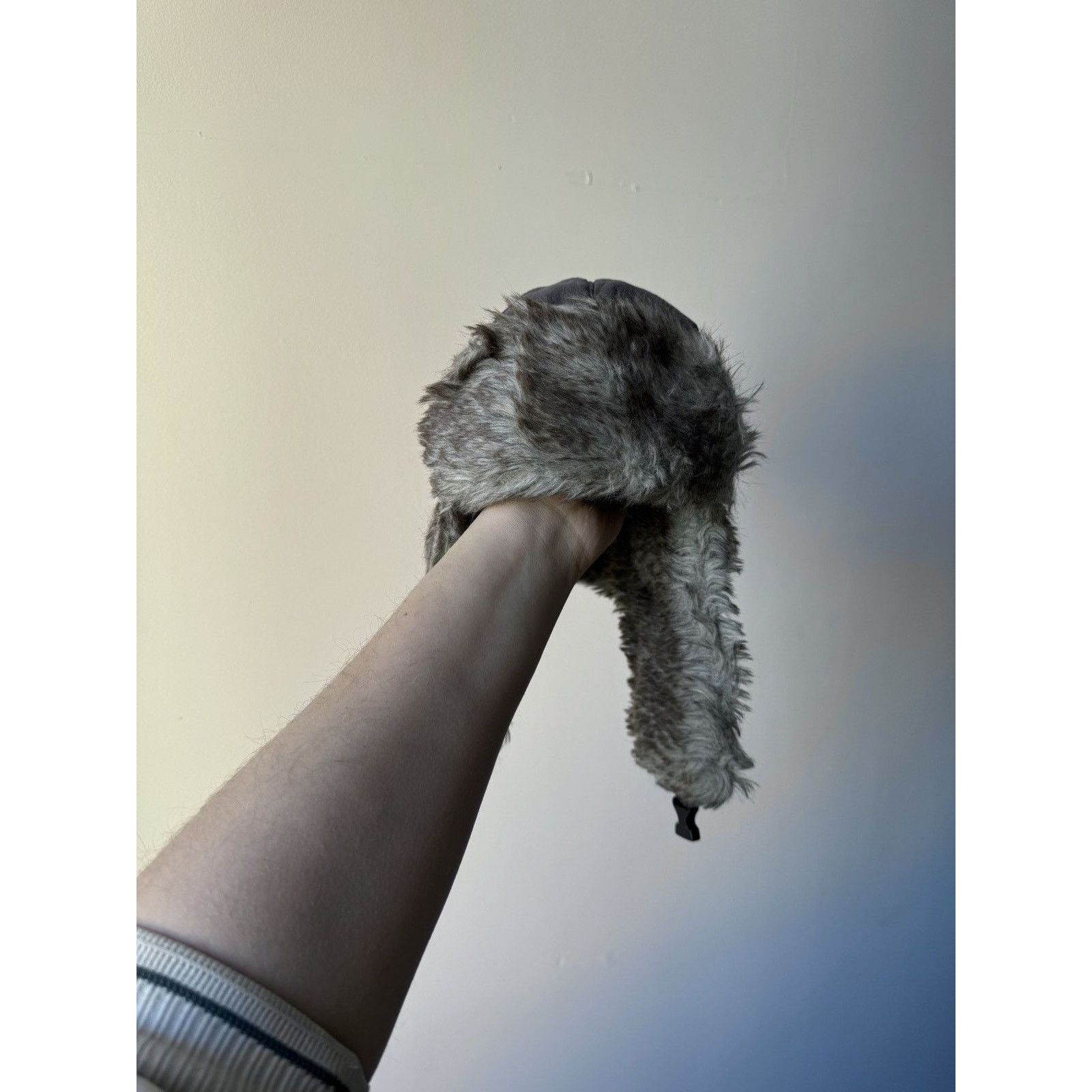 Japanese Brand × Vintage Y2K Ushanka Faux Fuzzy Fur Alt Trapper Hat Size ONE SIZE - 4 Thumbnail
