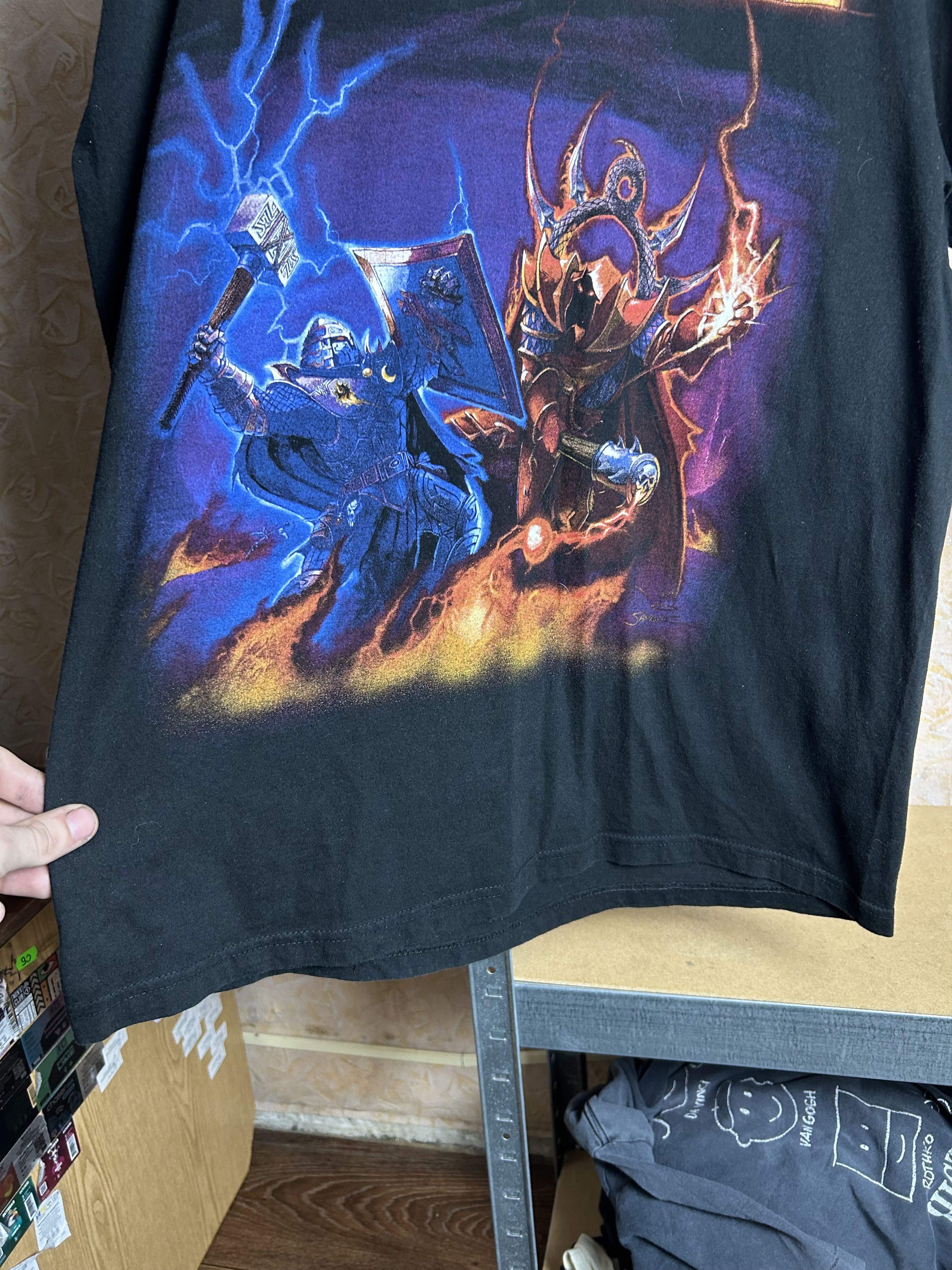 Band Tees Vintage 90s Hammerfall Rock Band T-shirt Size US L / EU 52-54 / 3 - 10 Thumbnail
