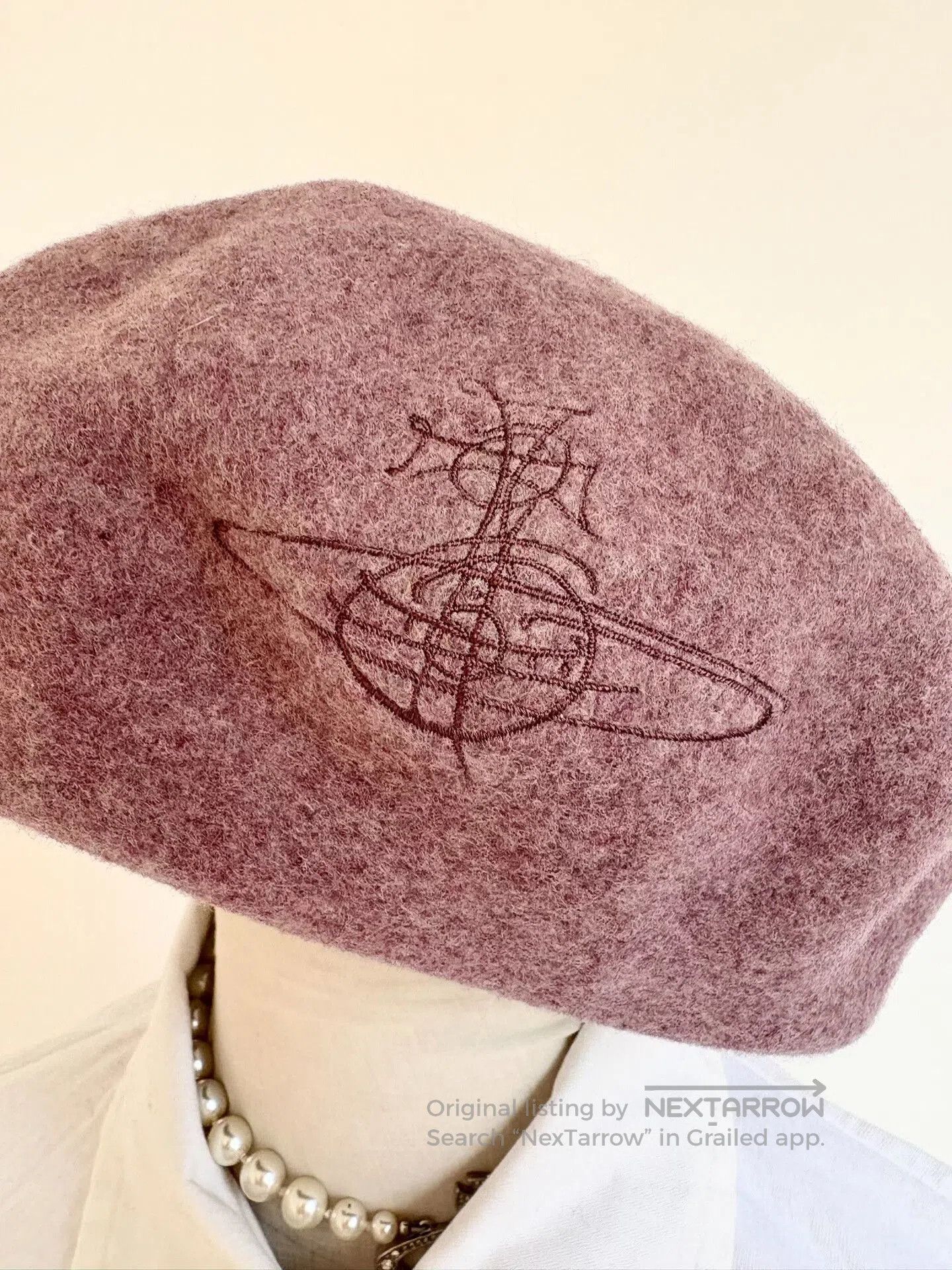 Vivienne Westwood Vivienne Westwood Pink Beret Hat. Size ONE SIZE - 3 Thumbnail