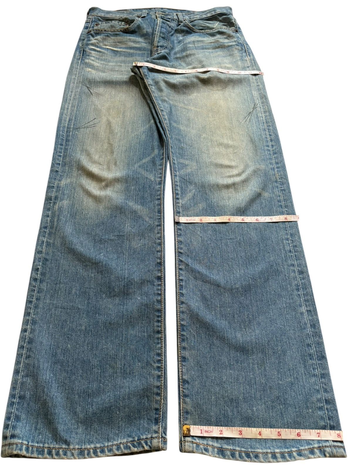Levi's Vintage 90s Levis 501 Mud Wash Loose Baggy Jeans Size US 32 / EU 48 - 13 Thumbnail